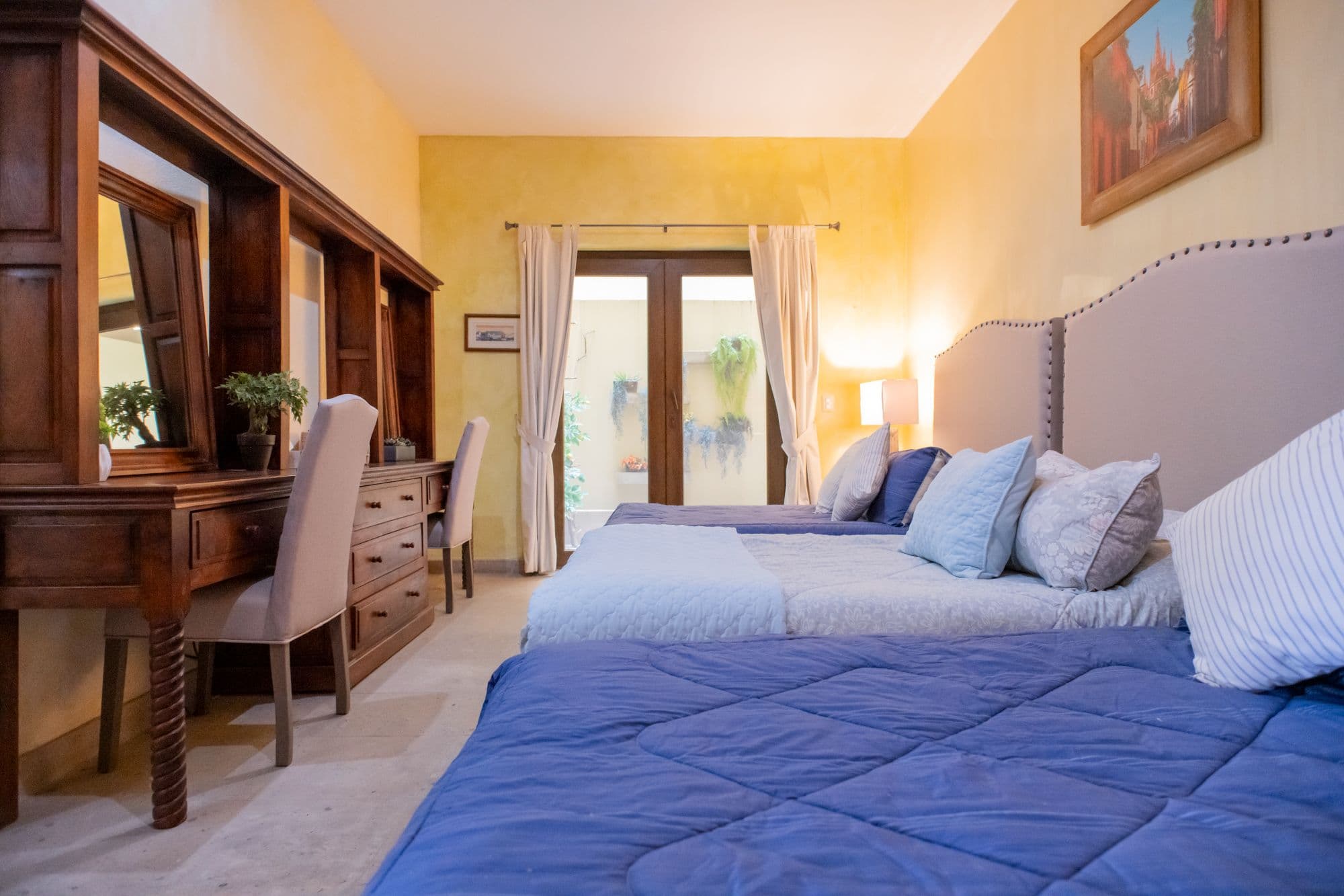 Casa Caracol — Caracol, San Miguel de Allende — photo 3 — sunlit master suite with refined elegance
