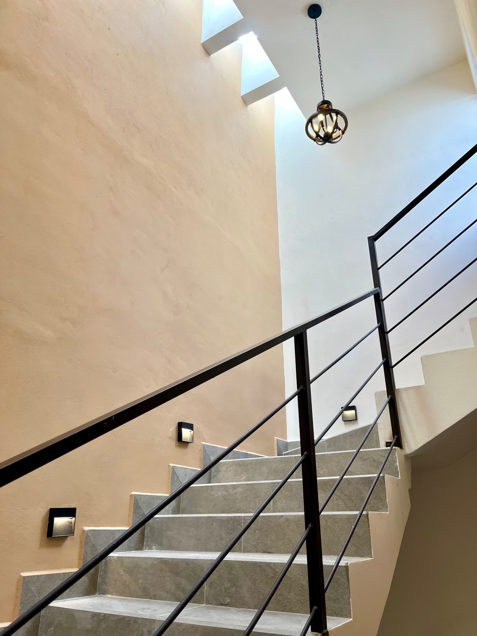 Casa Rivera — Independencia, San Miguel de Allende — photo 15 — soaring light-filled stairwell masterpiece