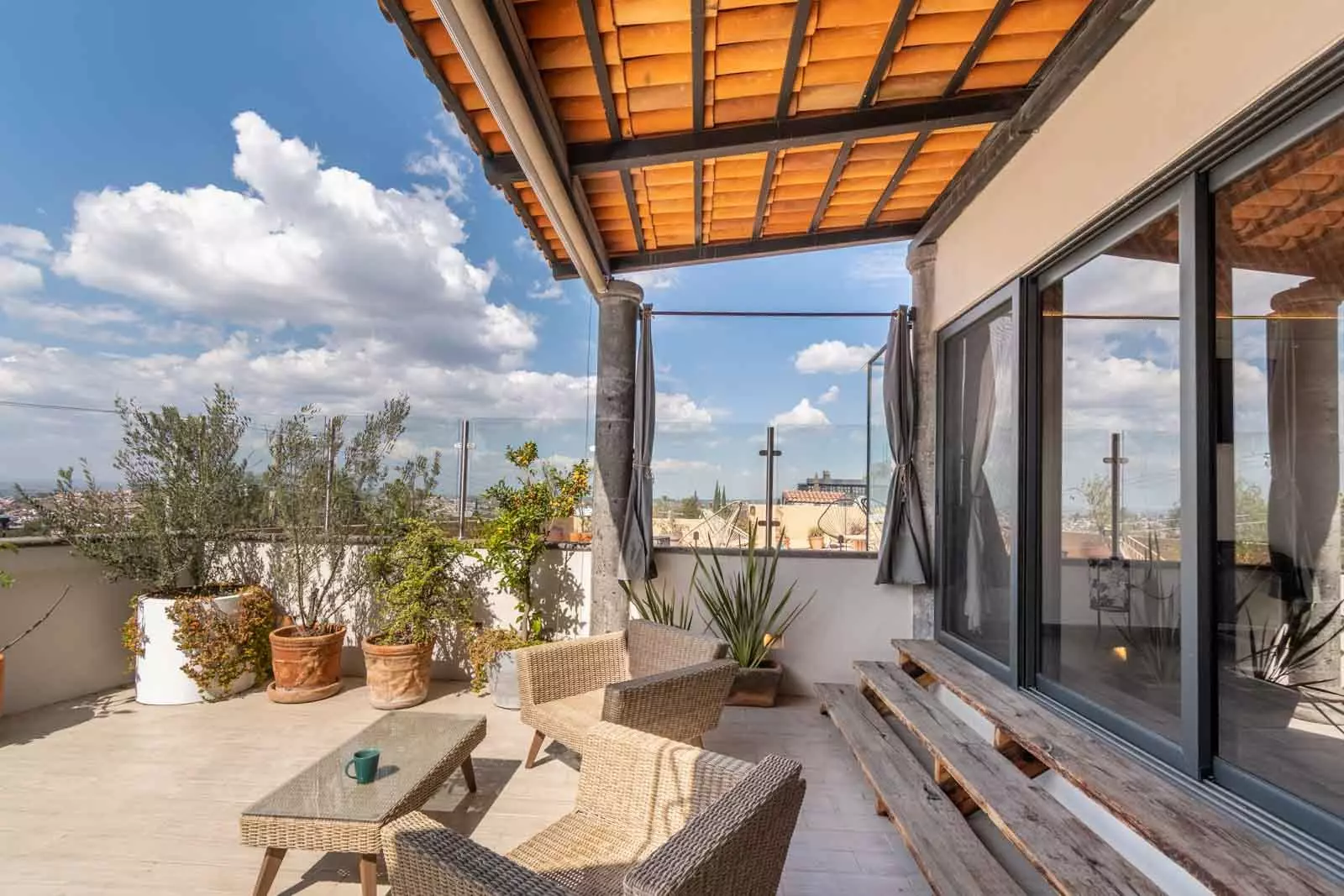 Casa Lúmina — Ojo de Agua, San Miguel de Allende — photo 26 — elevated terrace with breathtaking colonial views