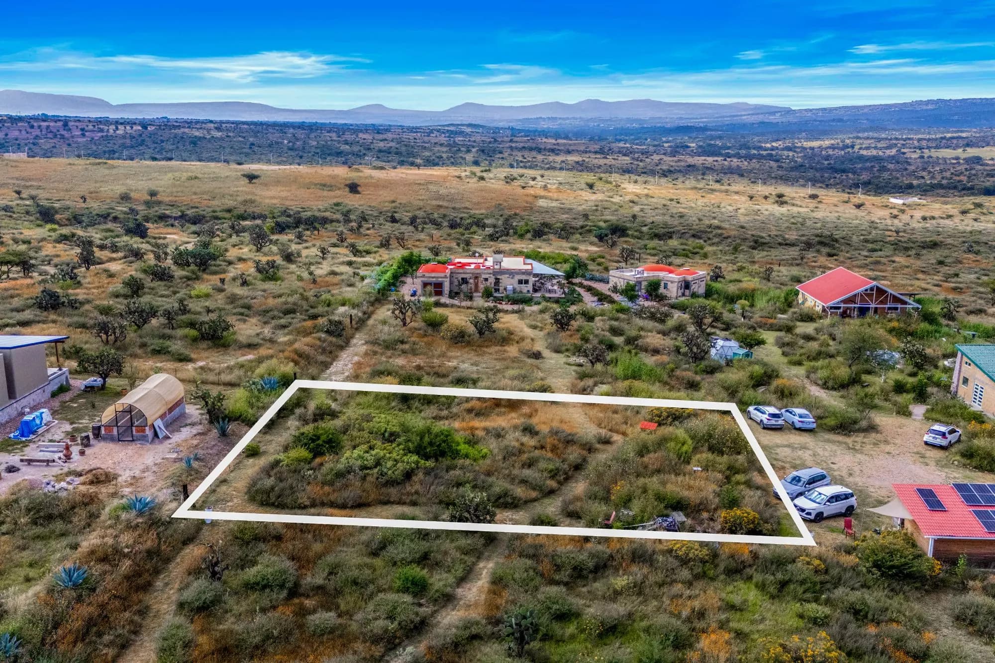 Hapori Eco Aldea Lot 1 — Capadero (San Isidro Capadero), San Miguel de Allende — photo 2 — expansive hillside estate with panoramic vistas