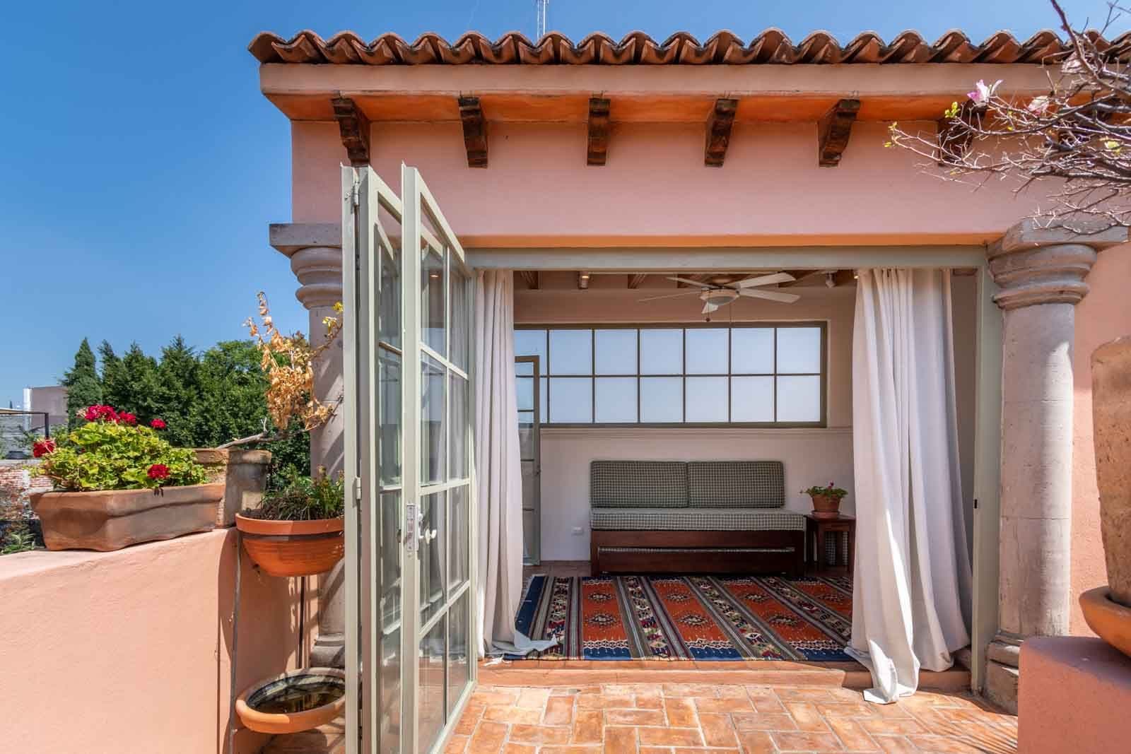 Secret Garden — San Antonio, San Miguel de Allende — photo 24 — sun-drenched terrace with traditional charm