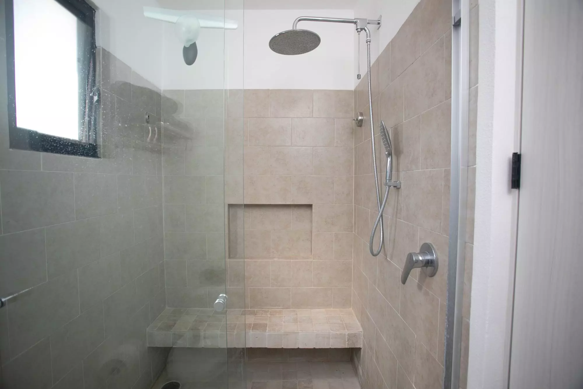 Casa Luminaria — La Luminaria, San Miguel de Allende — photo 12 — spa-inspired shower with rainfall elegance