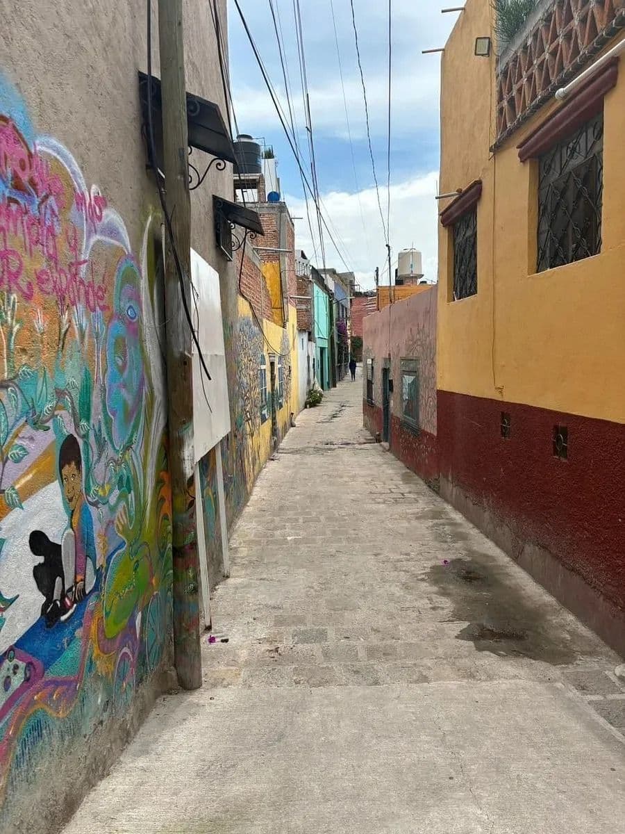 Lote Purísima — San Antonio, San Miguel de Allende — photo 9 — charming cobblestone street, vibrant artistic character