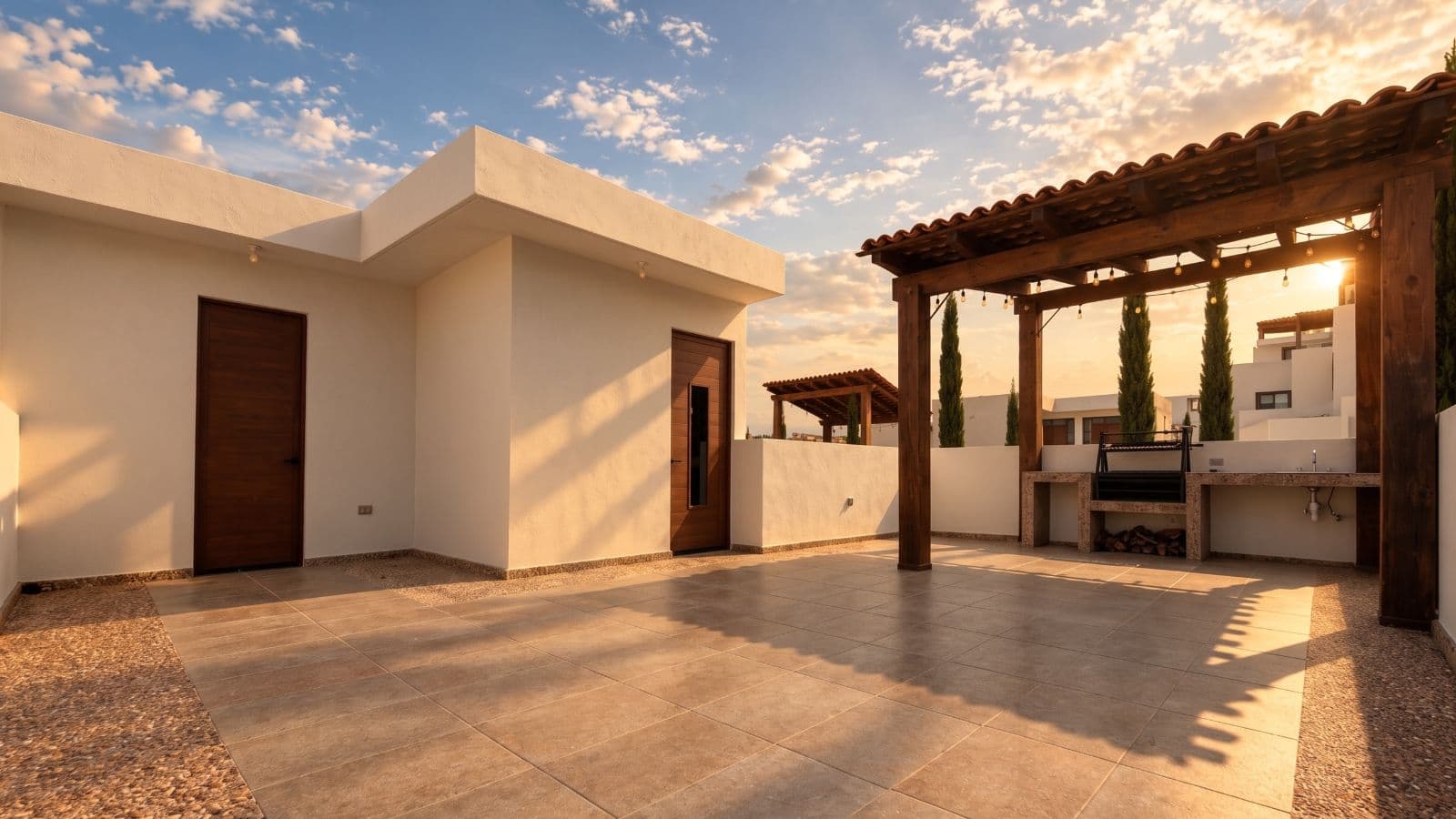 Casa Aura — Antigua Residencial, San Miguel de Allende — photo 21 — radiant courtyard, rustic-modern architecture elegantly united