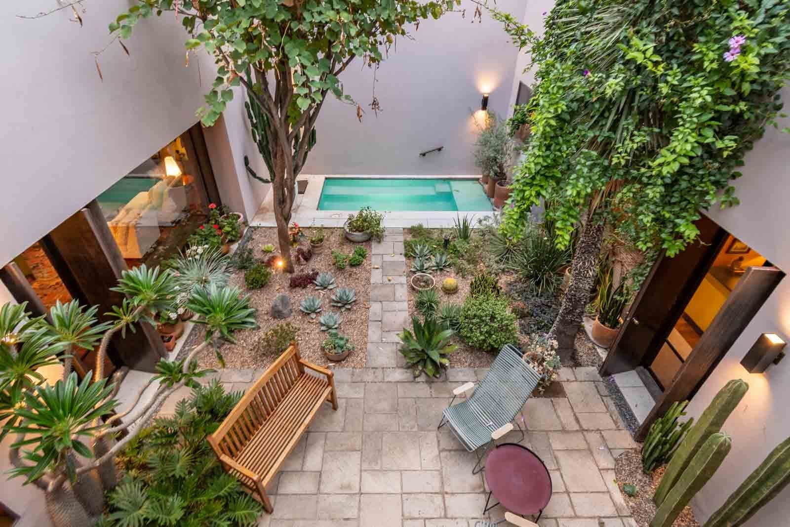 Casa Doce — Centro, San Miguel de Allende — photo 24 — enchanting courtyard oasis with resort pool