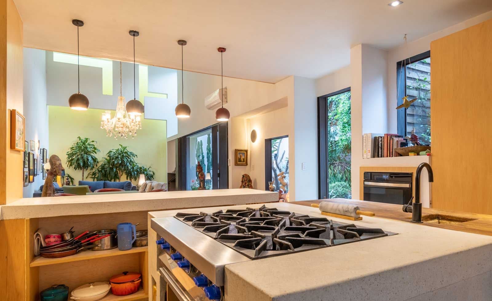 Casa Doce — Centro, San Miguel de Allende — photo 9 — luminous chef's kitchen, seamlessly integrated living