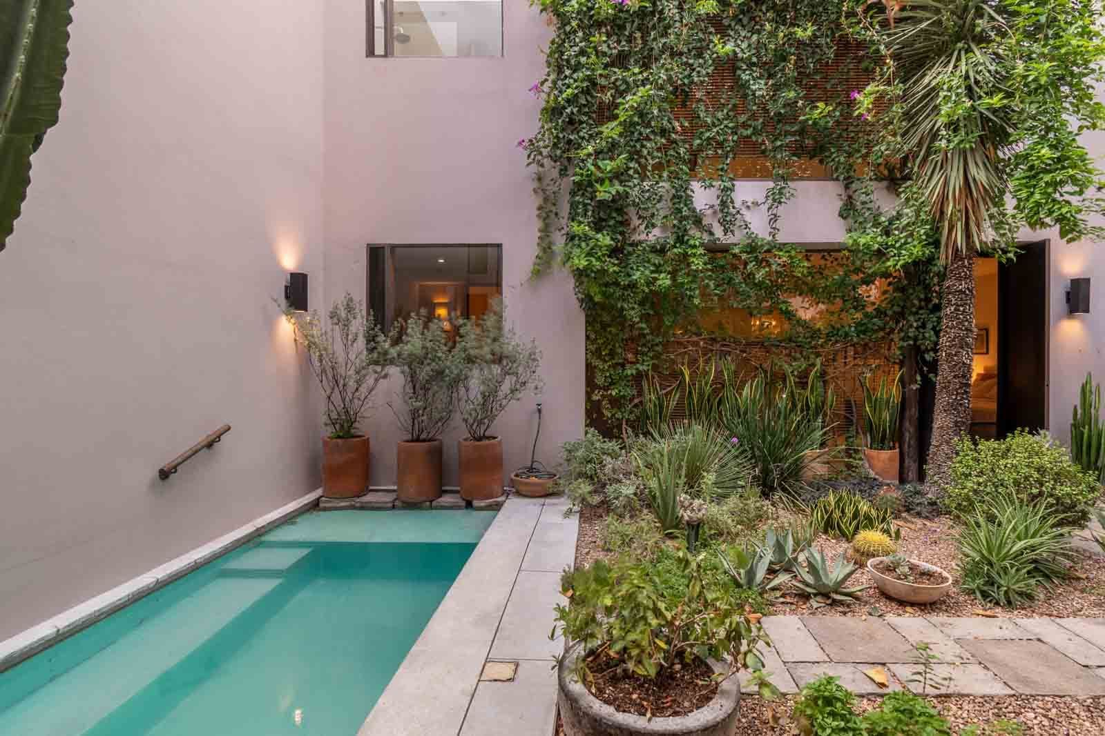 Casa Doce — Centro, San Miguel de Allende — photo 14 — enchanting courtyard with turquoise pool