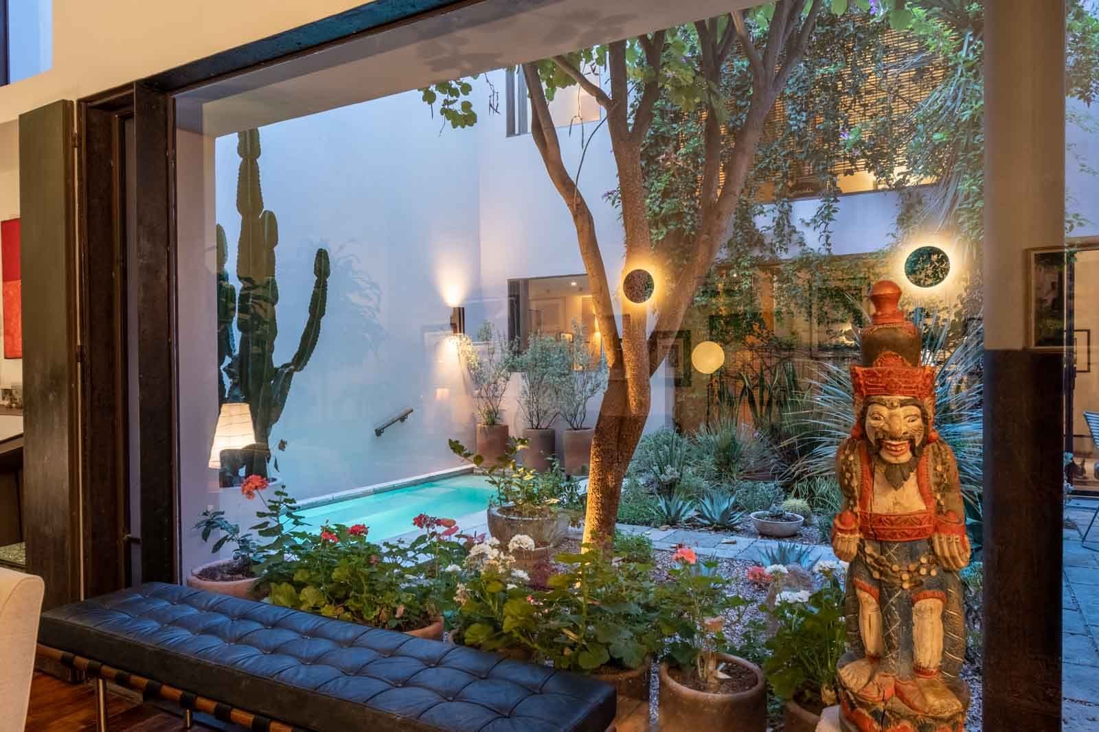 Casa Doce — Centro, San Miguel de Allende — photo 5 — enchanting courtyard oasis with luminous pool