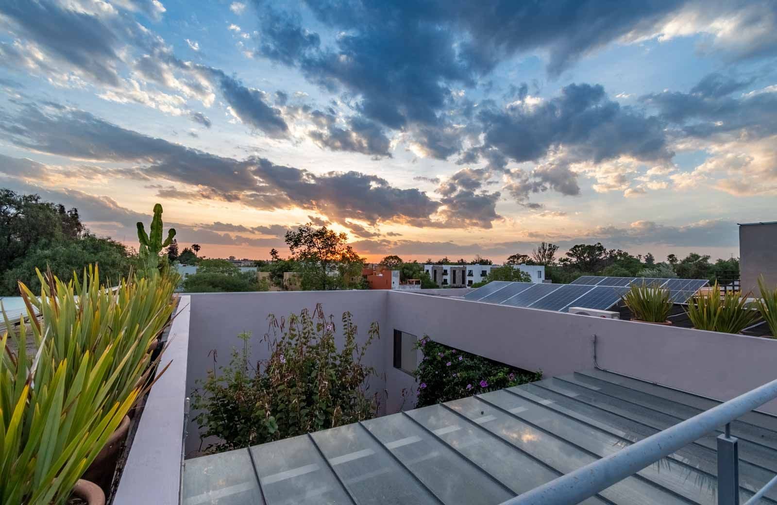 Casa Doce — Centro, San Miguel de Allende — photo 25 — sunset rooftop garden, panoramic valley views