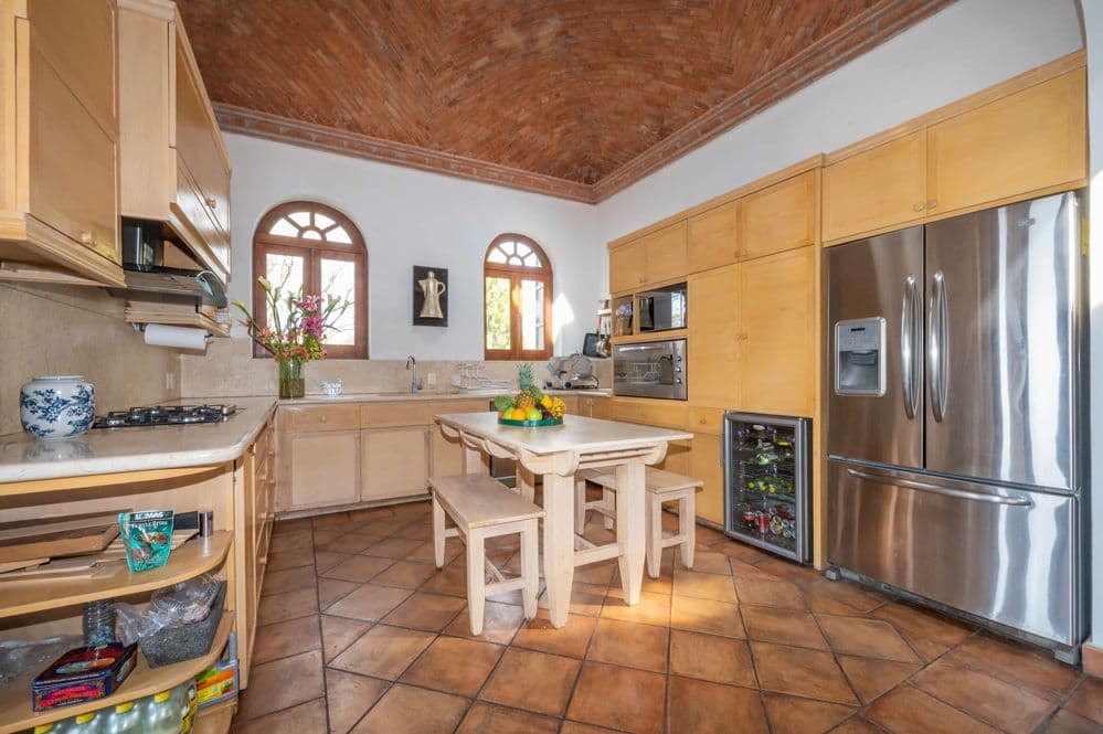 Casa Cactus — El Cortijo, San Miguel de Allende — photo 6 — elegant traditional kitchen, abundant natural light