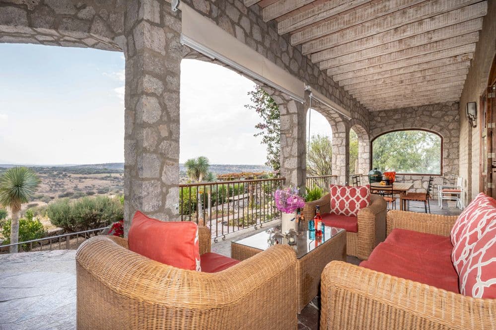 Casa Cactus — El Cortijo, San Miguel de Allende — photo 12 — expansive terrace, breathtaking valley vistas