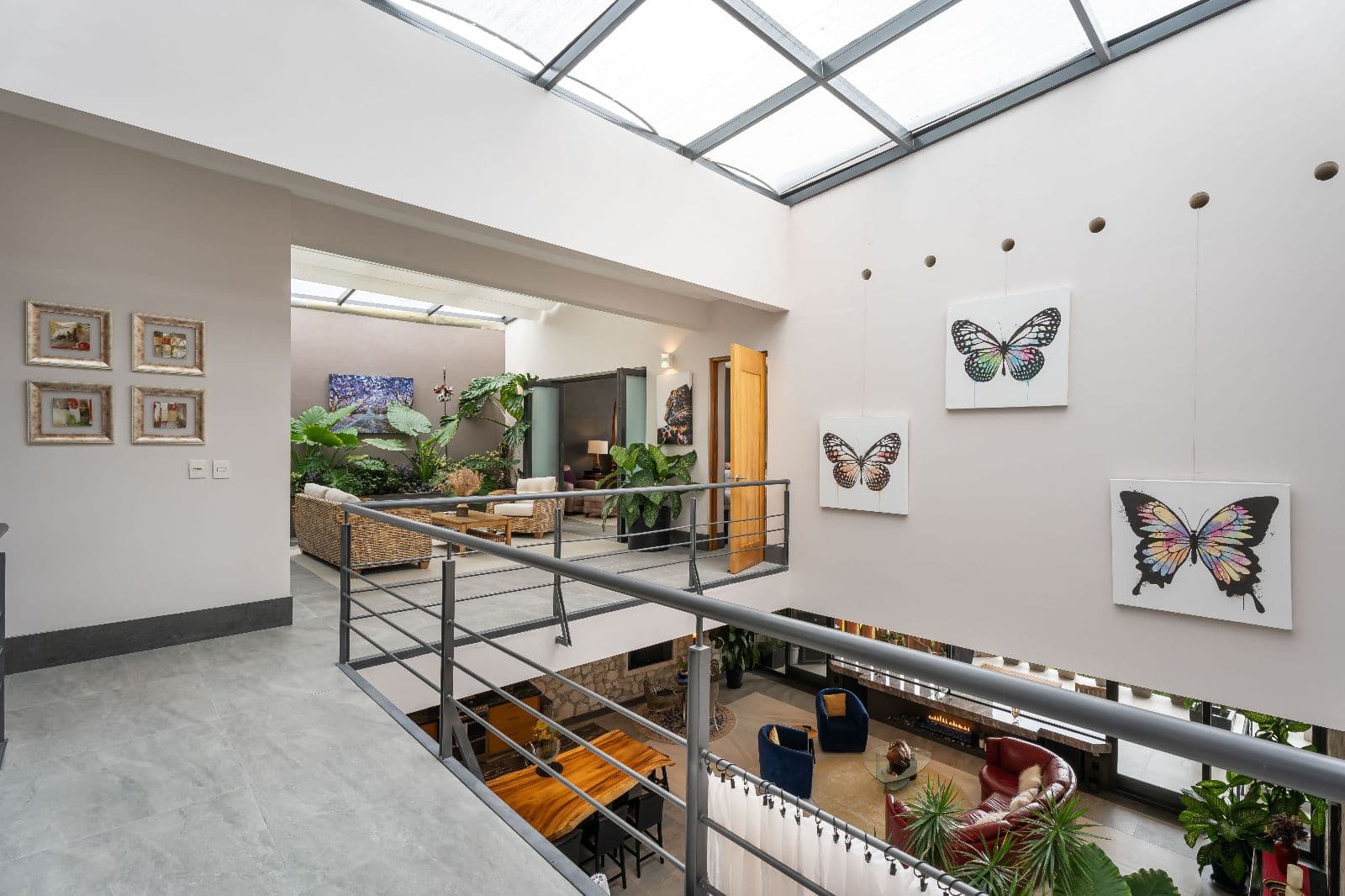 Casa Iluminada — Balcones, San Miguel de Allende — photo 13 — luminous multi-level living with soaring skylights