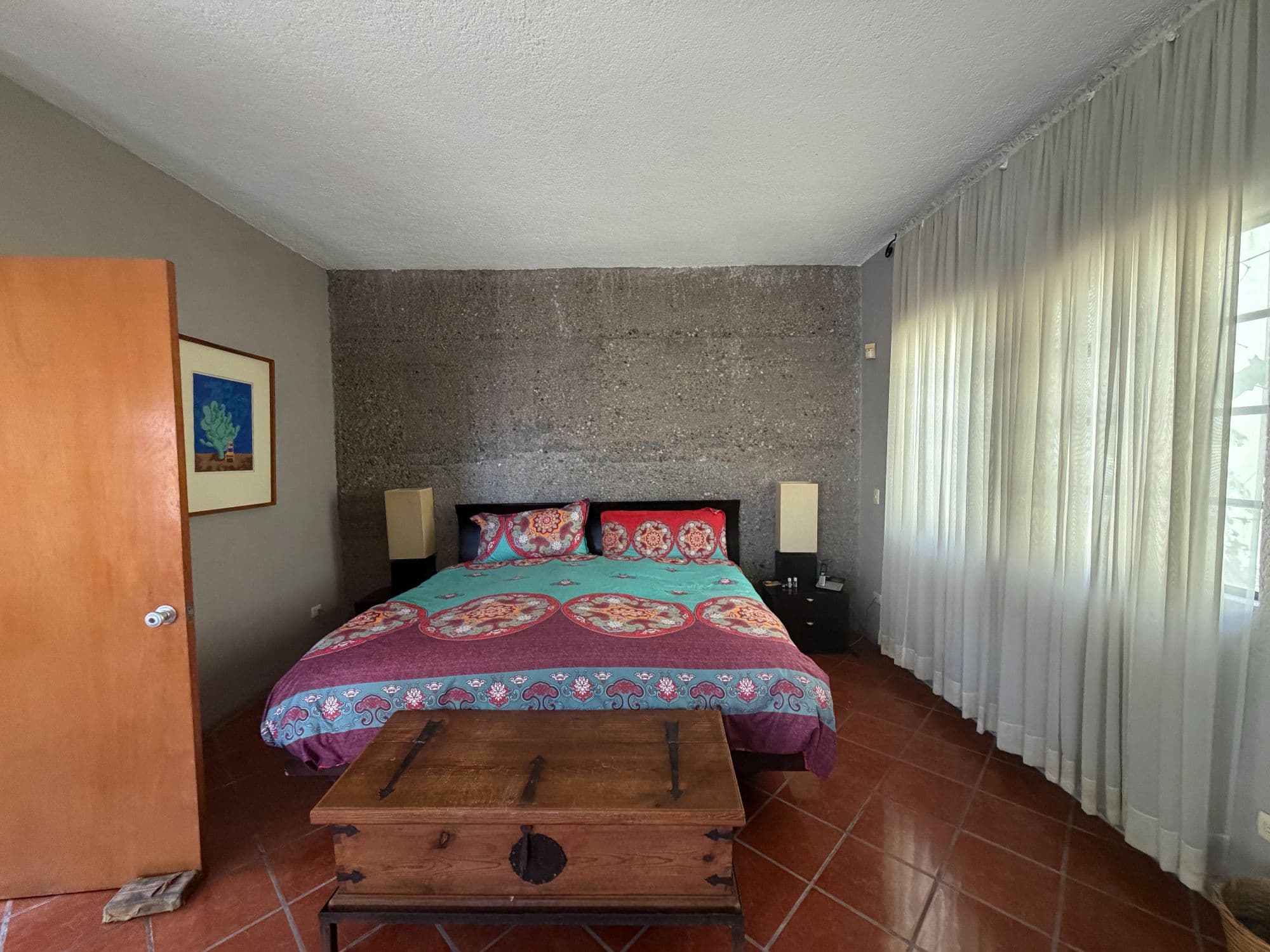 Casa Clinton — Caracol, San Miguel de Allende — photo 16 — colorful bedroom, abundant natural light