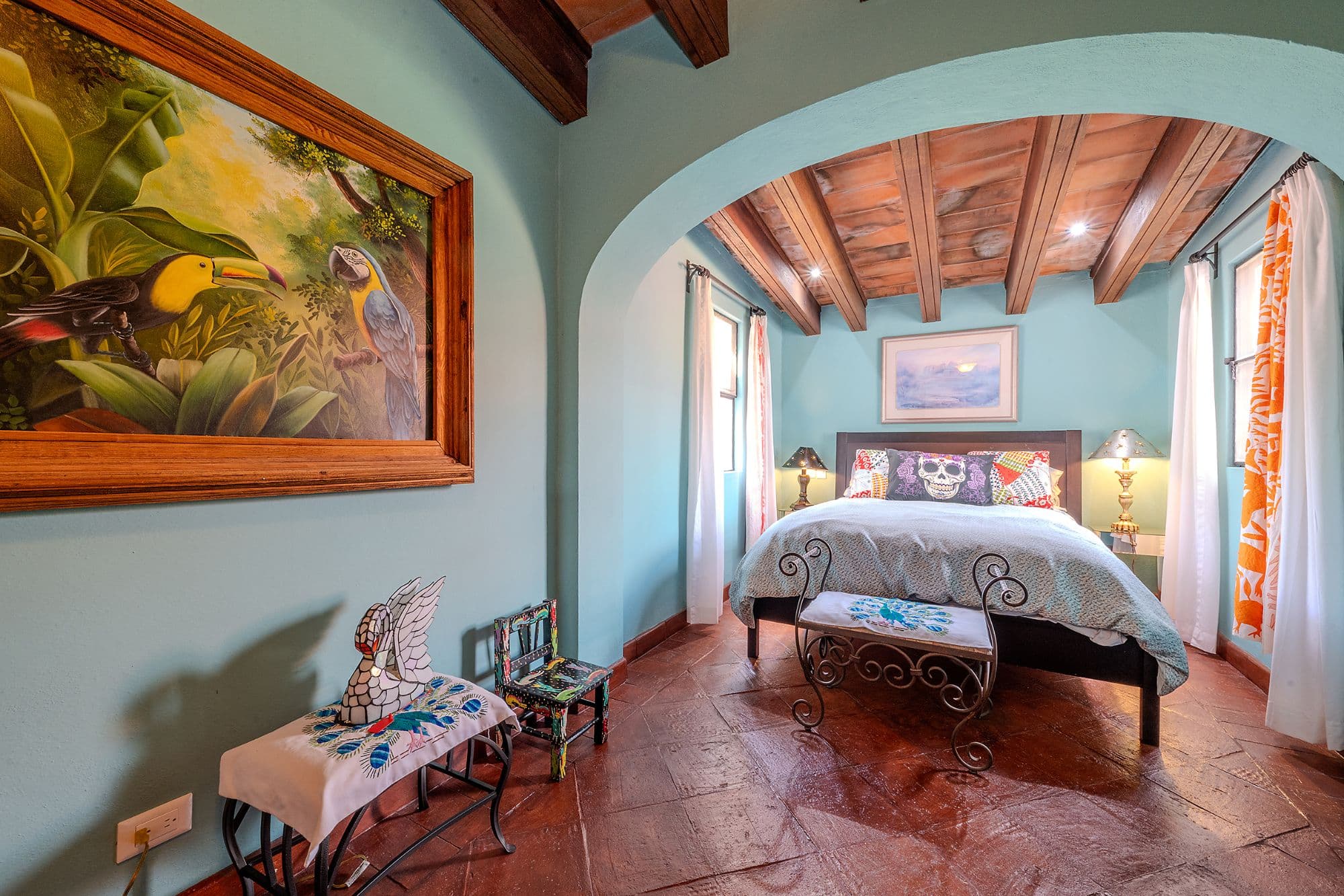 Casa Java — Atascadero (Arcos de San Miguel), San Miguel de Allende — photo 11 — serene retreat with rustic wooden beams