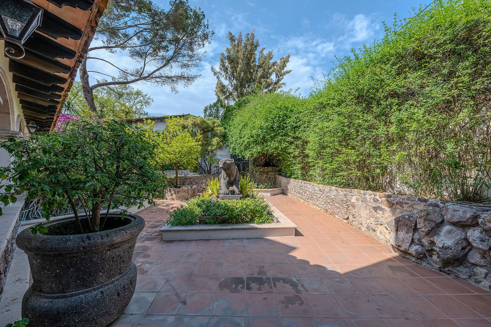 Casa Java — Atascadero (Arcos de San Miguel), San Miguel de Allende — photo 18 — lush courtyard garden, charming mediterranean retreat