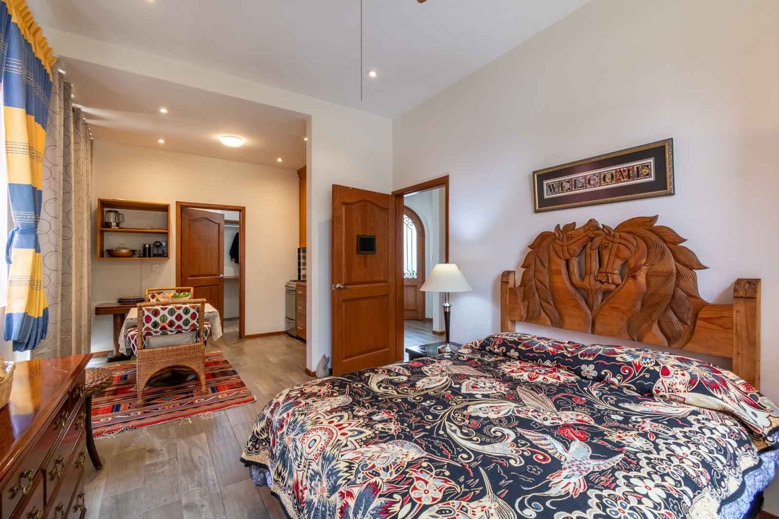 Casa Dar — El Capricho, San Miguel de Allende — photo 6 — artisan bedroom, warm colonial elegance