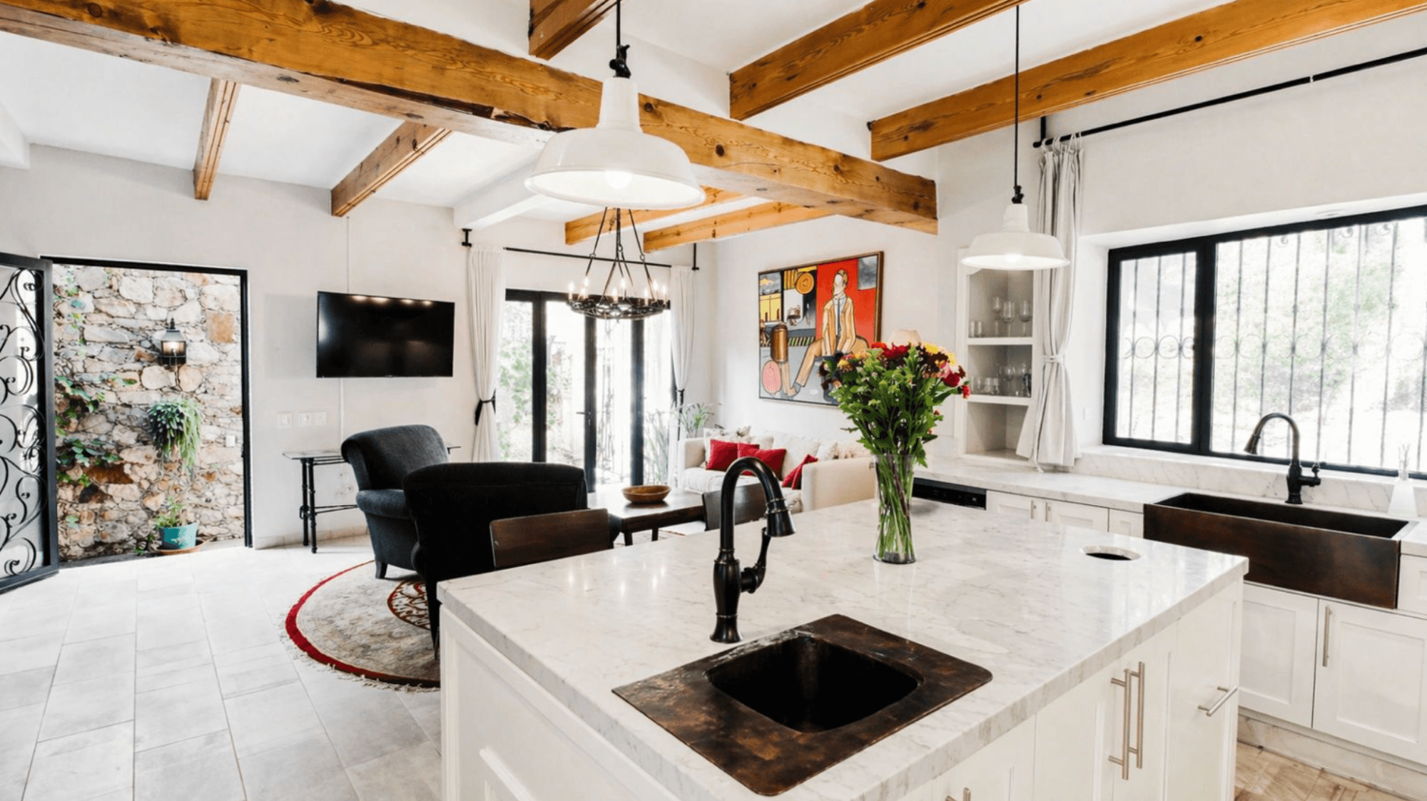 Casa Zen — El Obraje, San Miguel de Allende — photo 8 — light-filled open-concept luxury living space