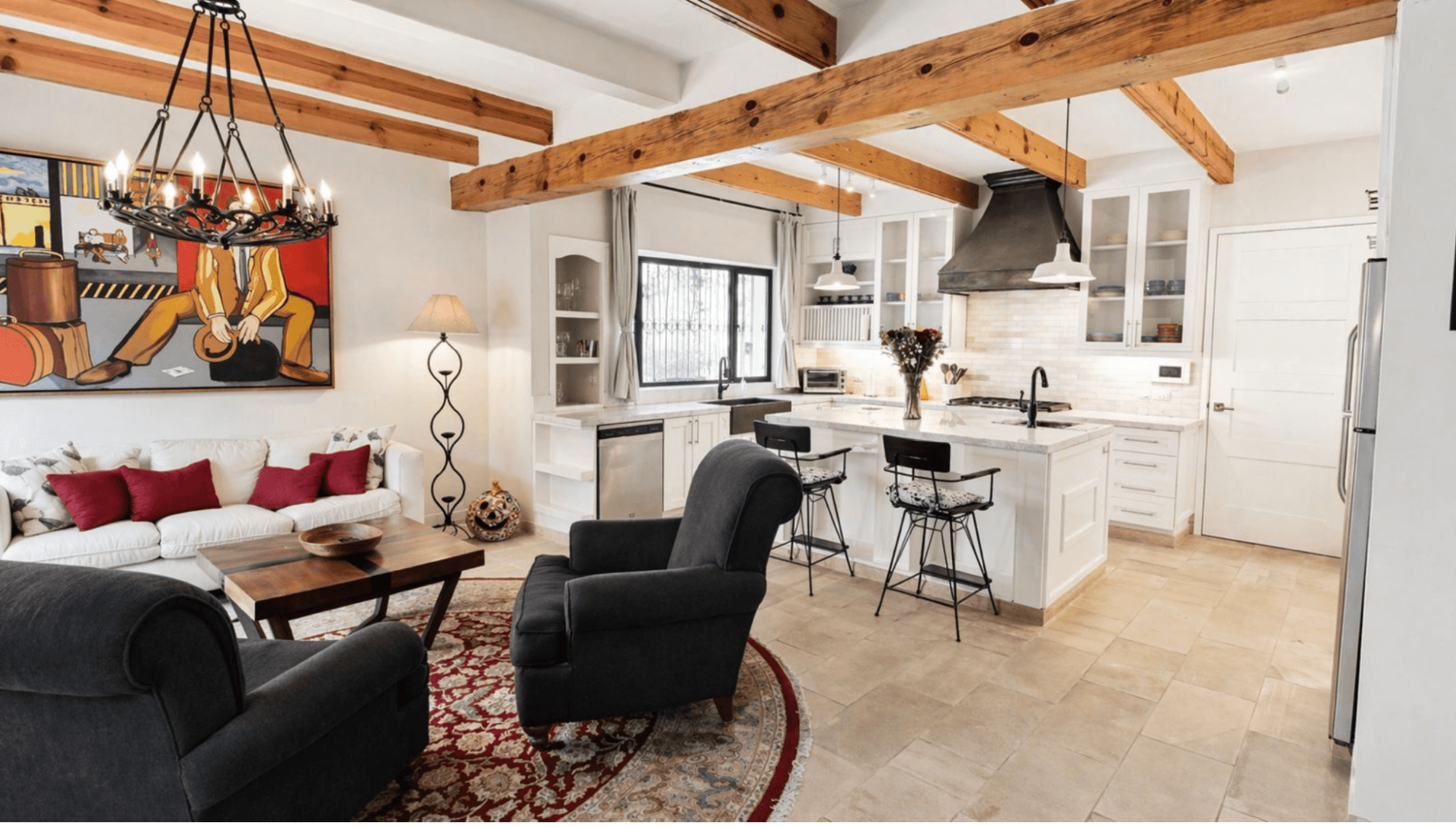 Casa Zen — El Obraje, San Miguel de Allende — photo 5 — sophisticated open-concept living masterpiece