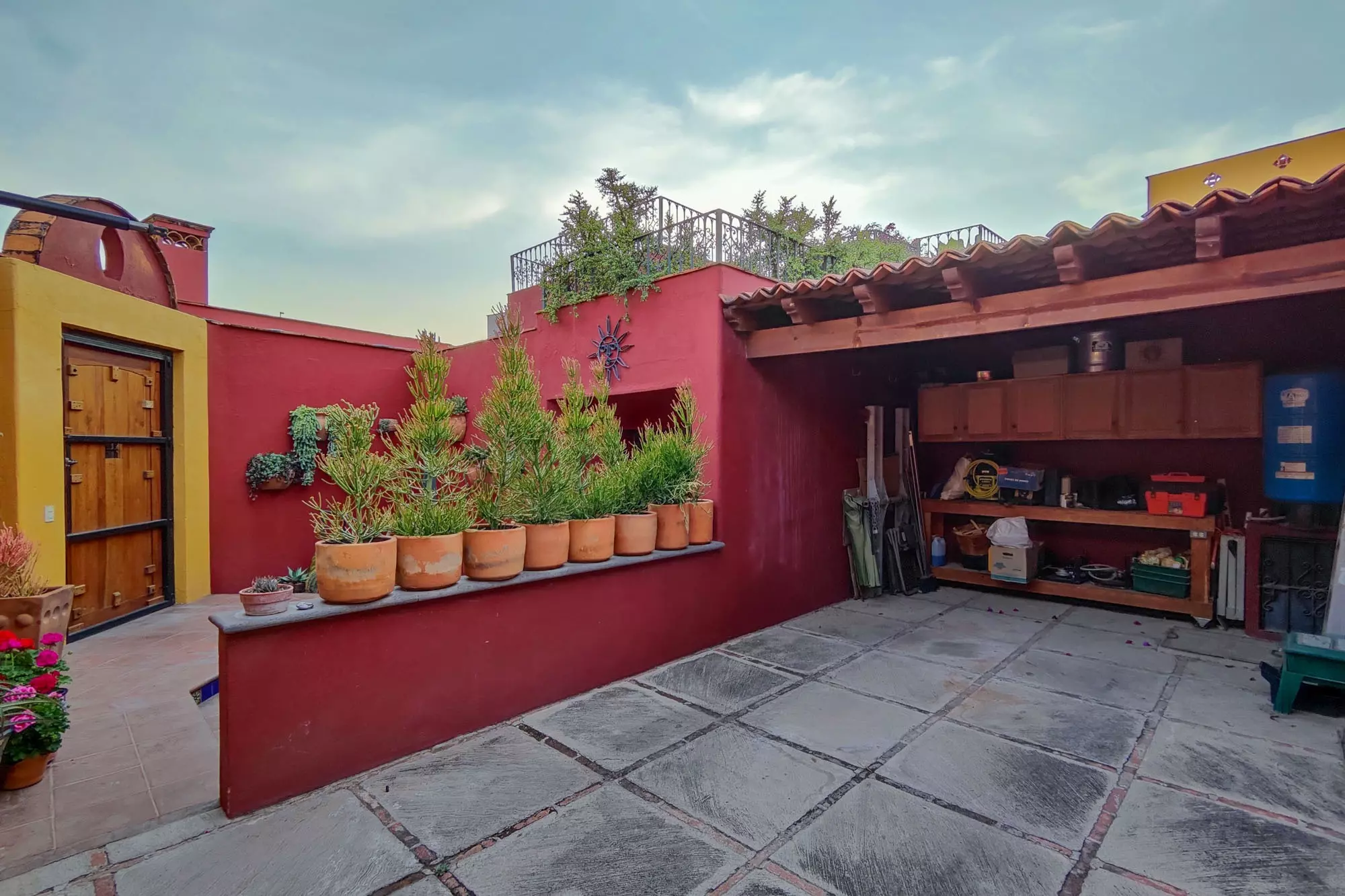 Casa Colina — Balcones, San Miguel de Allende — photo 19 — vibrant colonial courtyard with architectural charm