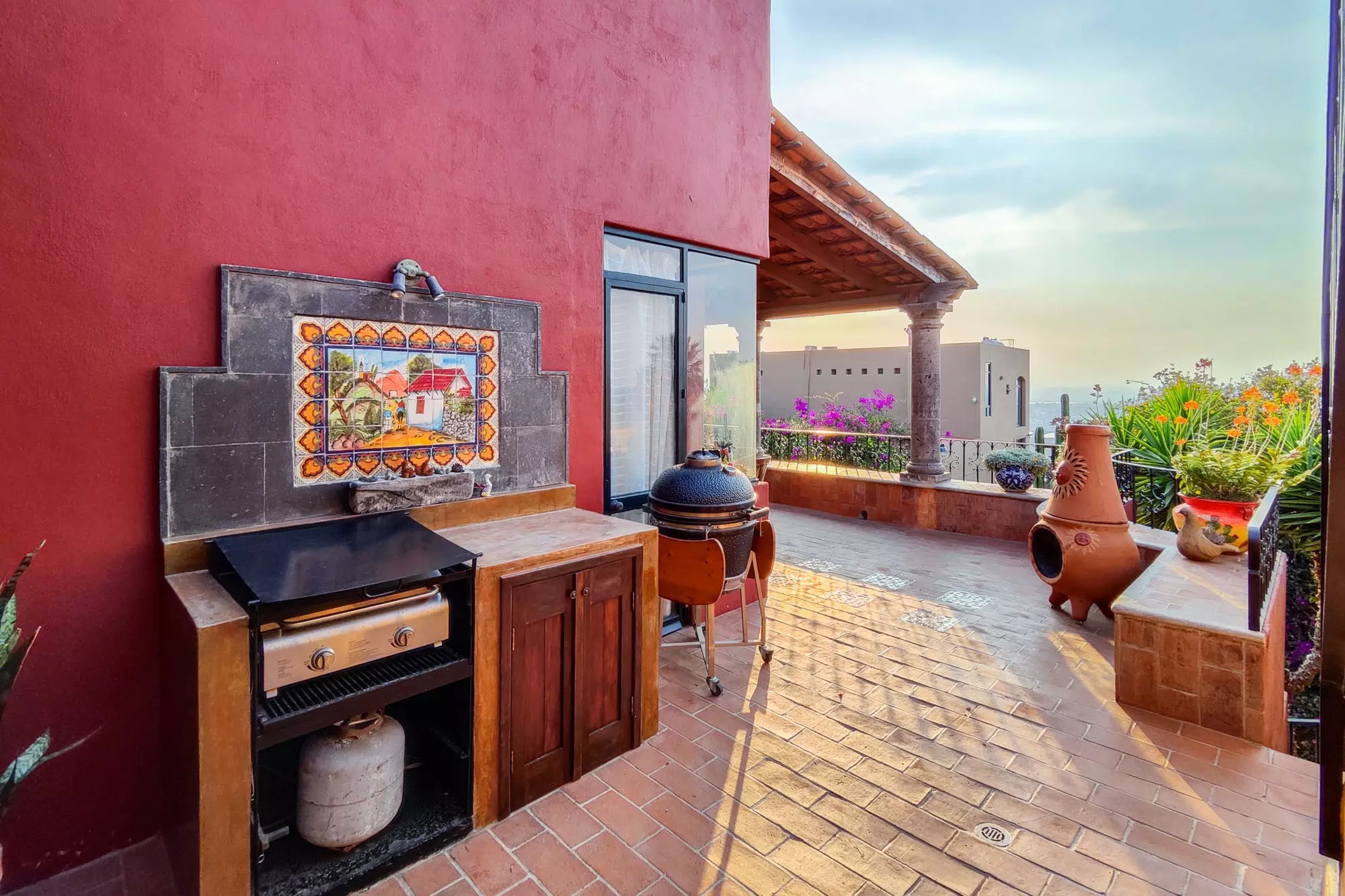 Casa Colina — Balcones, San Miguel de Allende — photo 15 — enchanting rooftop terrace, traditional mexican charm