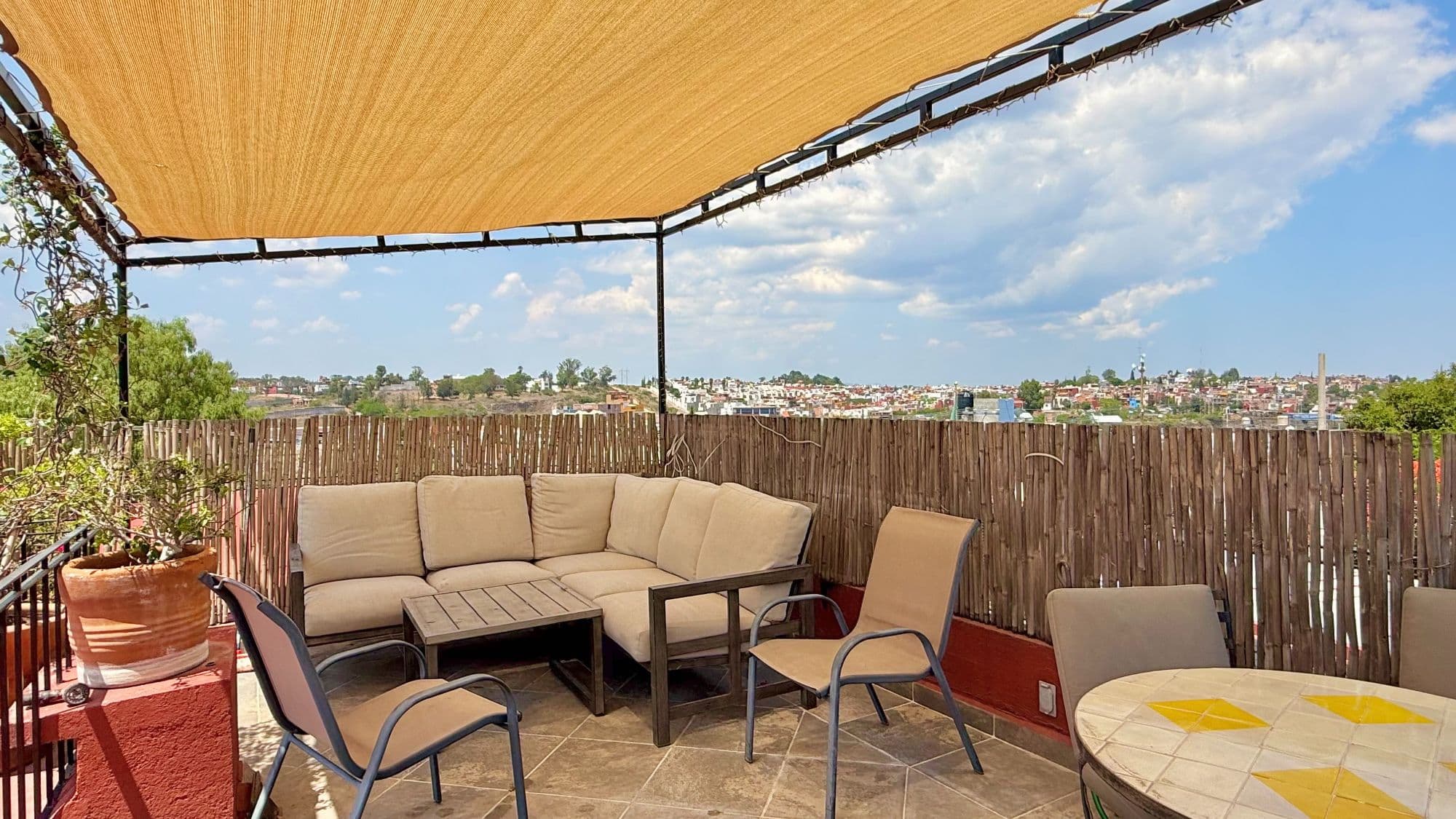 Casa Esperanza San Antonio — San Antonio, San Miguel de Allende — photo 18 — panoramic rooftop terrace, spectacular city views