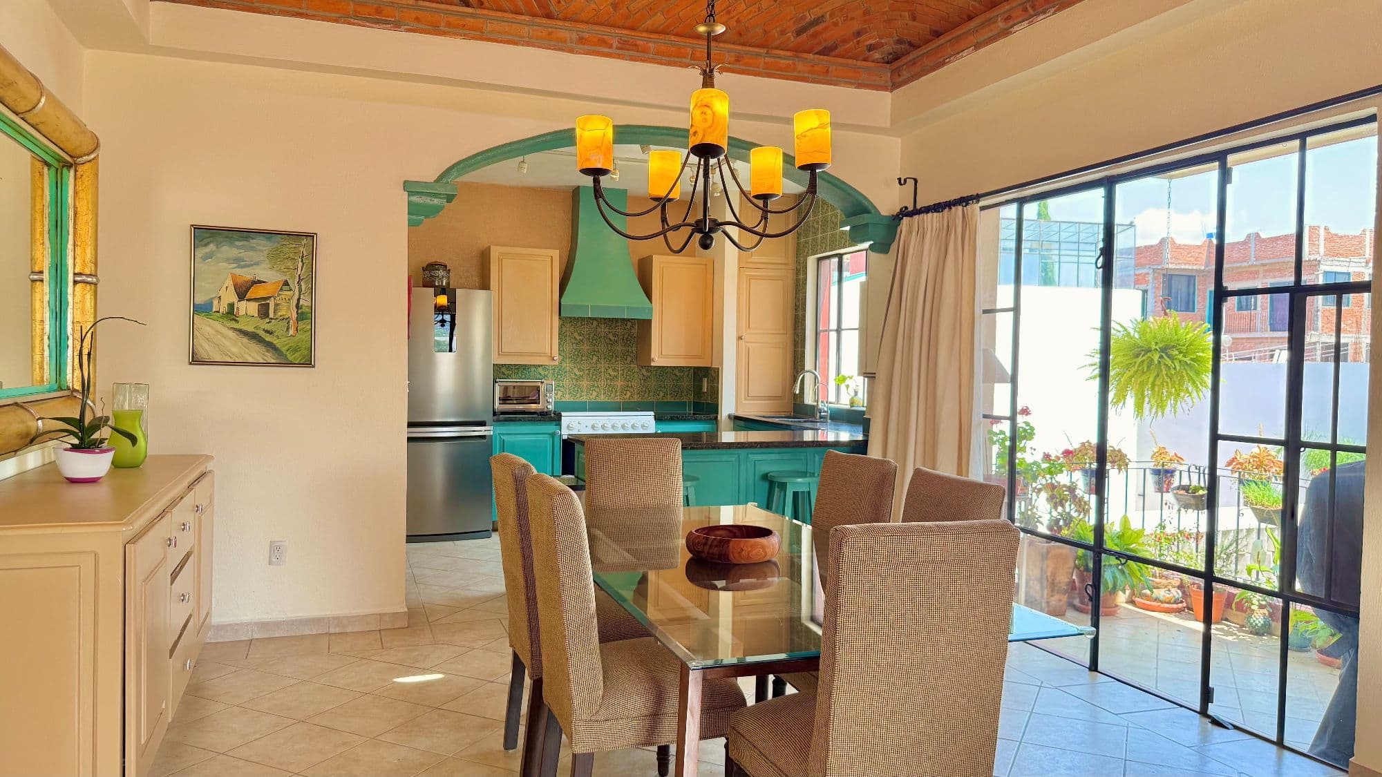 Casa Esperanza San Antonio — San Antonio, San Miguel de Allende — photo 6 — bright open-concept living with stunning views
