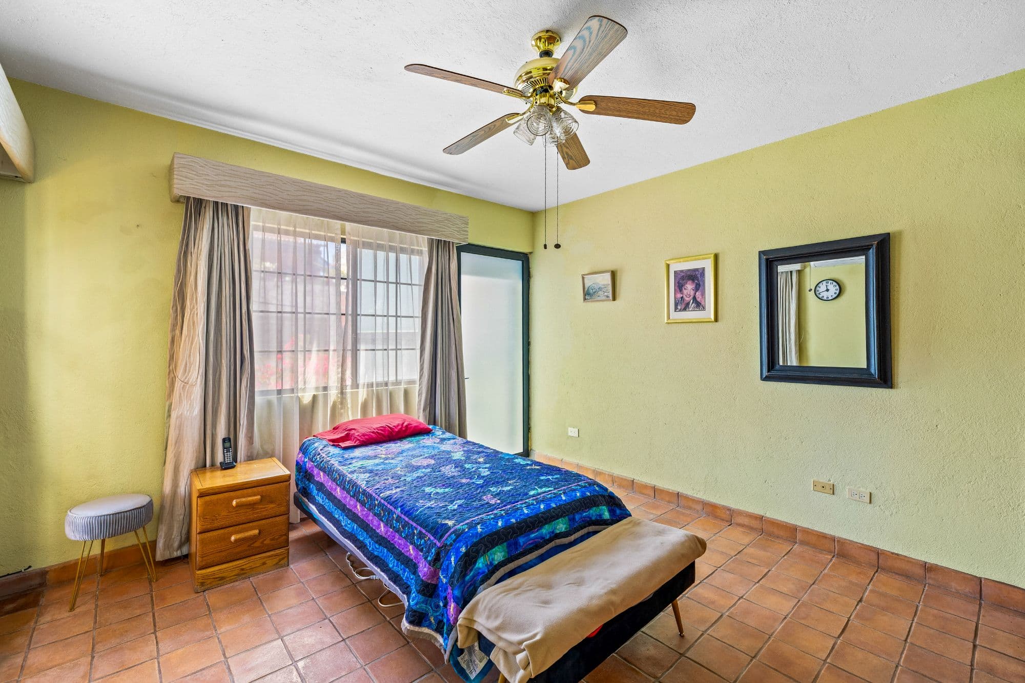 Casa Eclipse — La Lejona, San Miguel de Allende — photo 23 — sunlit bedroom with traditional charm