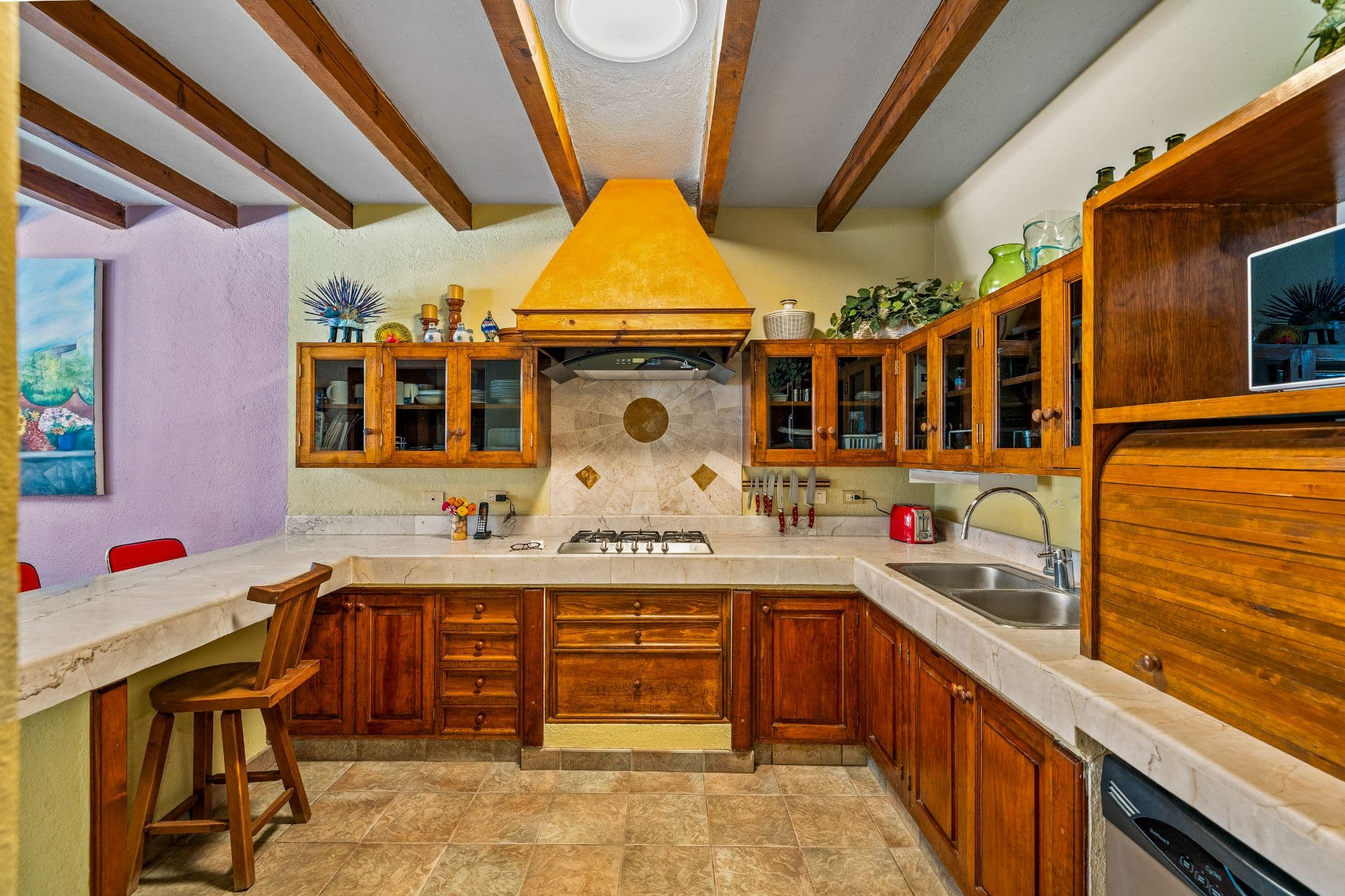 Casa Eclipse — La Lejona, San Miguel de Allende — photo 12 — charming traditional kitchen, artisanal details