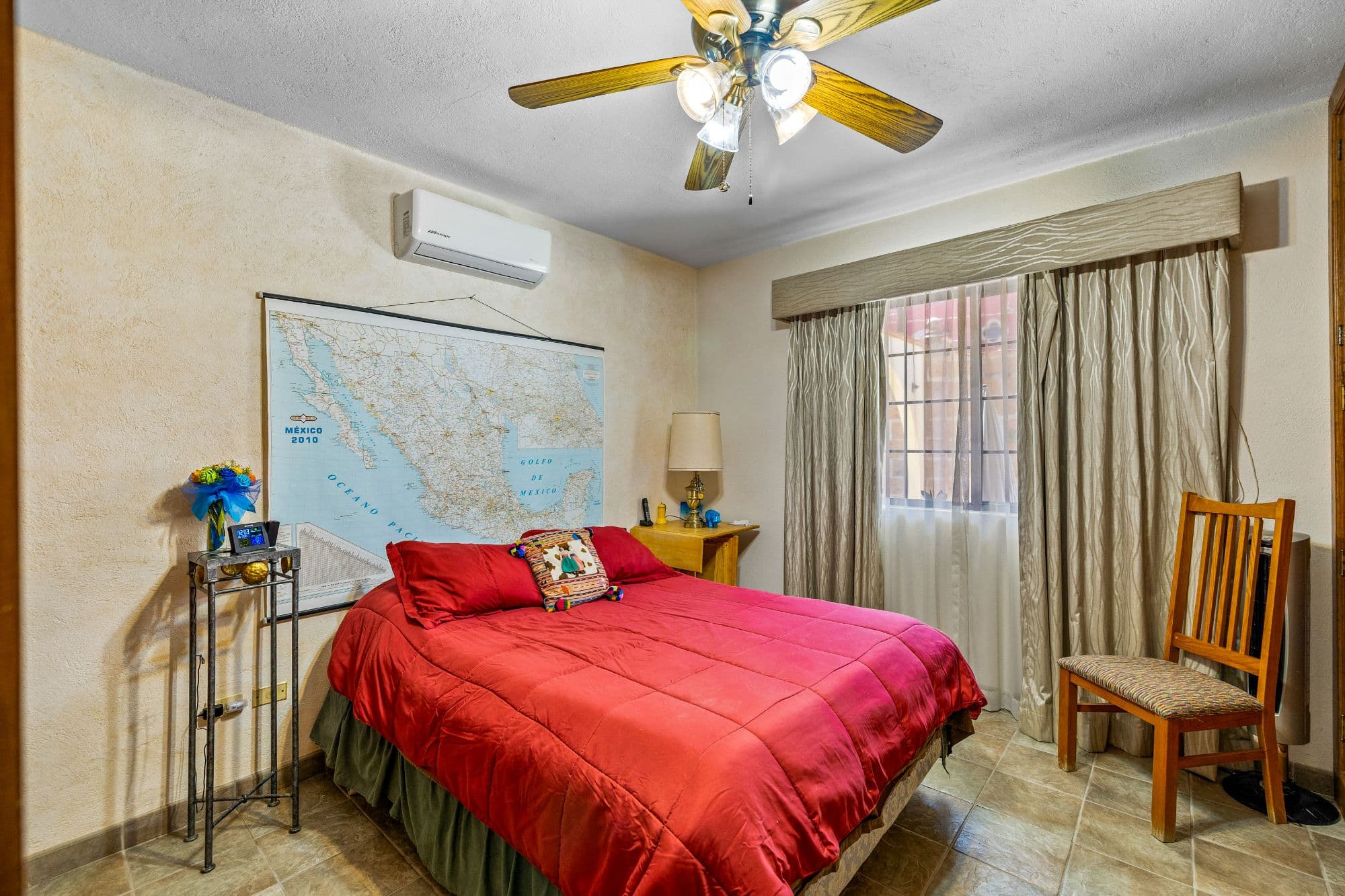 Casa Eclipse — La Lejona, San Miguel de Allende — photo 17 — bright, charming bedroom with authentic character