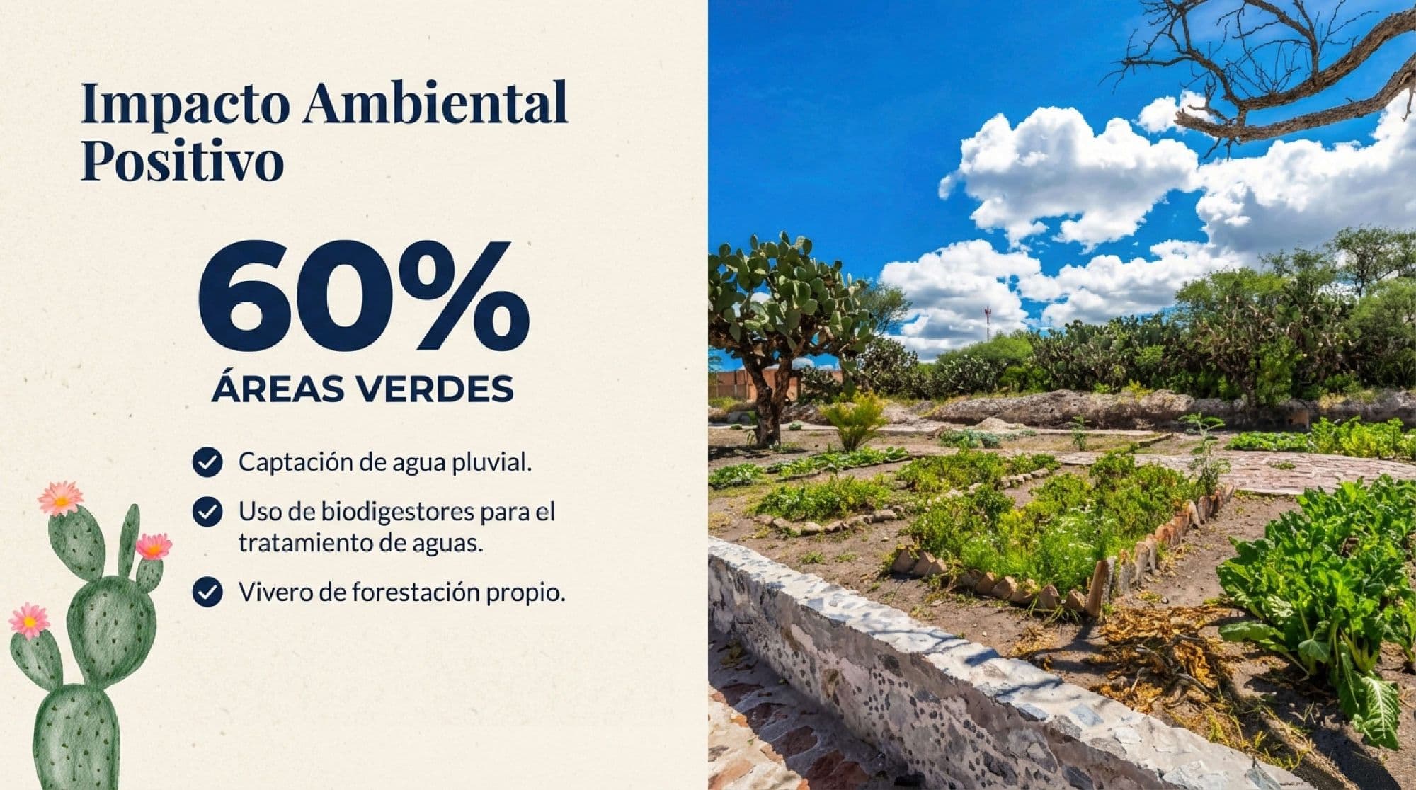 Lote 8 — San Miguel de Allende Centro, San Miguel de Allende — photo 3 — lush native garden, sustainable living space