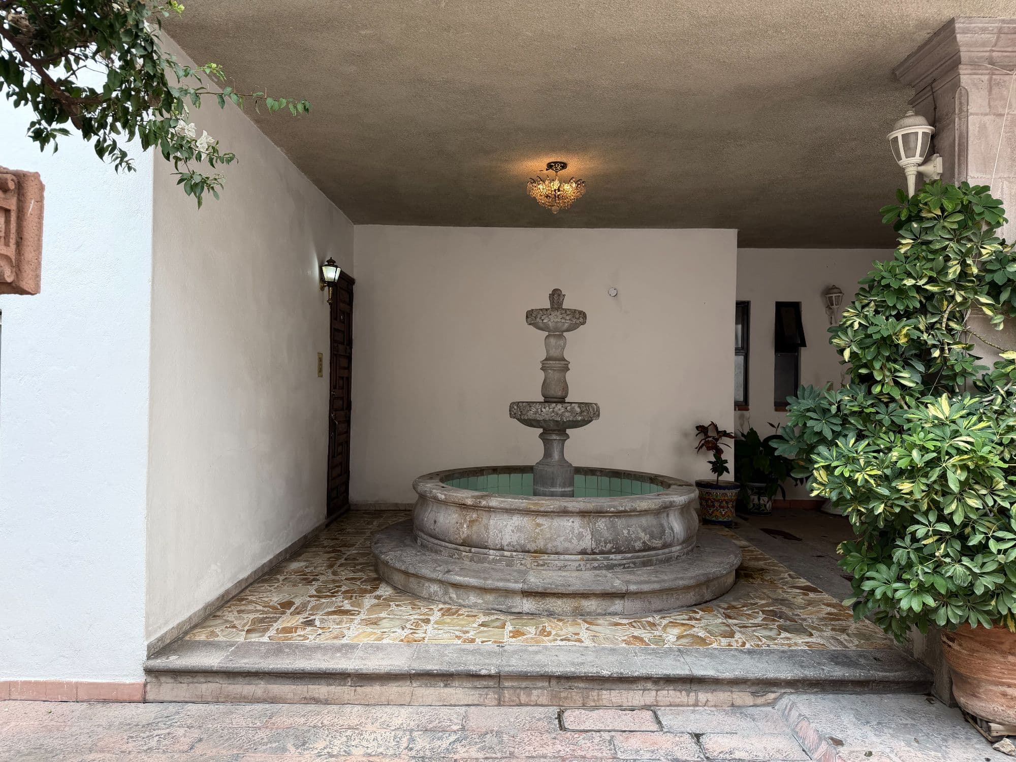 Casa Torres — Centro, San Miguel de Allende — photo 35 — charming courtyard with historic fountain