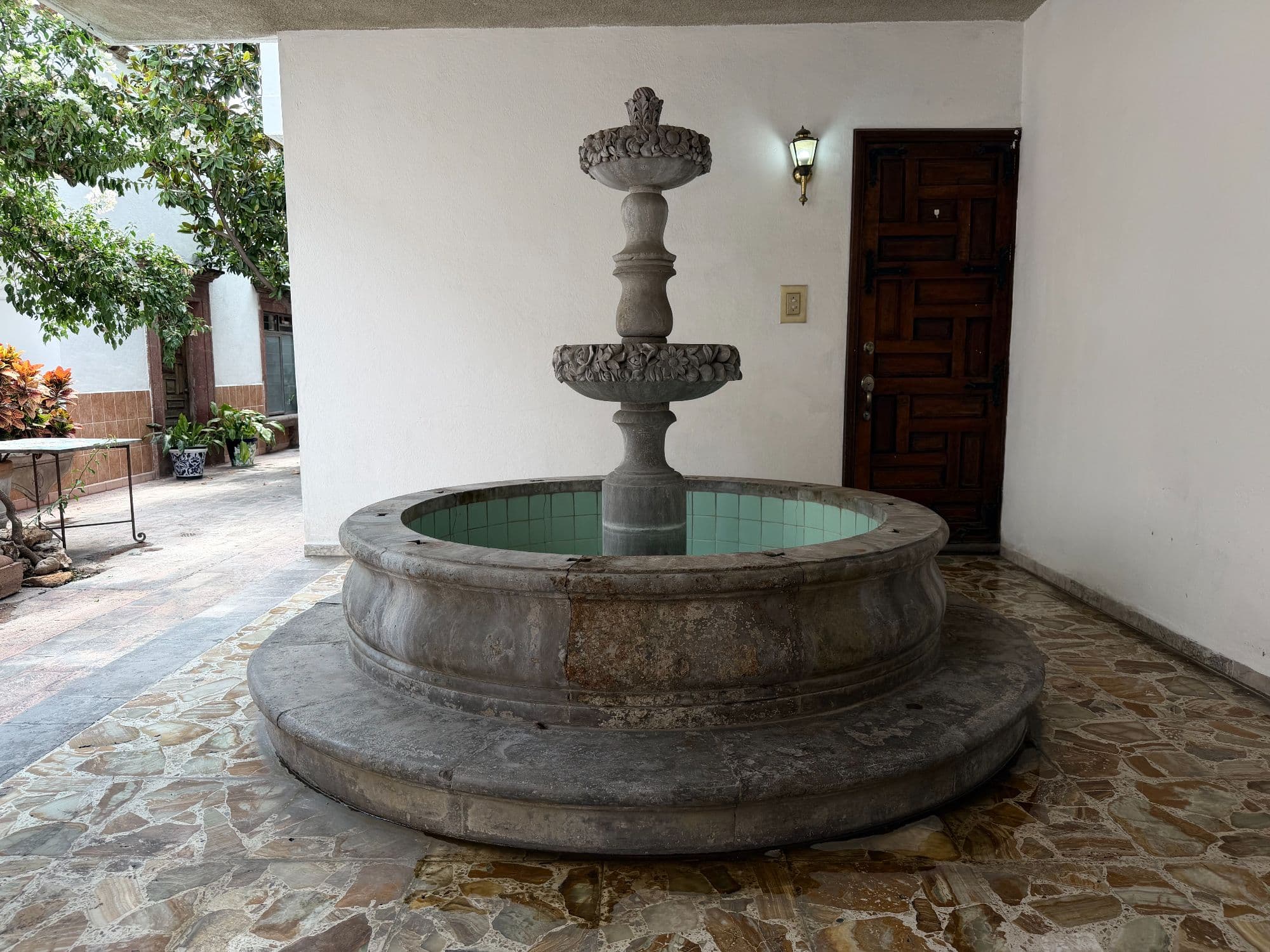 Casa Torres — Centro, San Miguel de Allende — photo 41 — charming courtyard fountain, architectural elegance