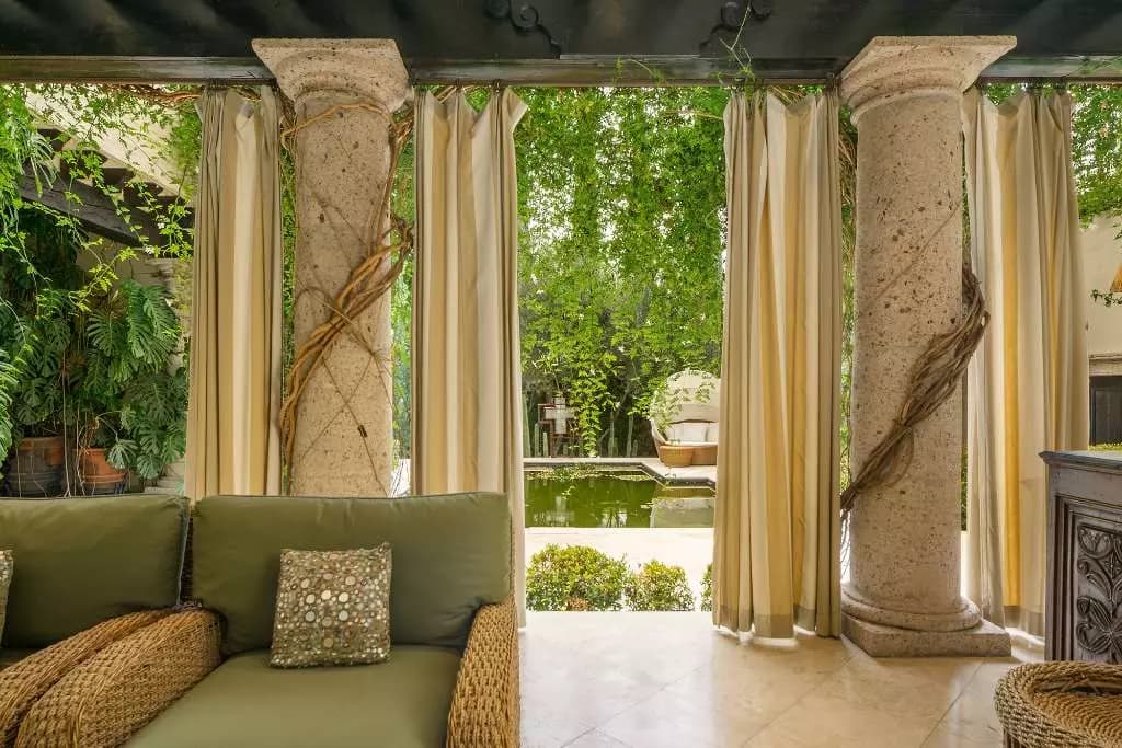 Casa Stream — Centro, San Miguel de Allende — photo 18 — elegant loggia with soaring columns