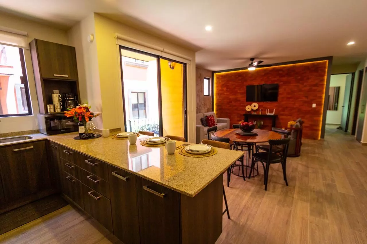 Departamento Nahme Quintas de Allende — Quinta de Allende, San Miguel de Allende — photo 6 — contemporary elegance meets warm ambiance
