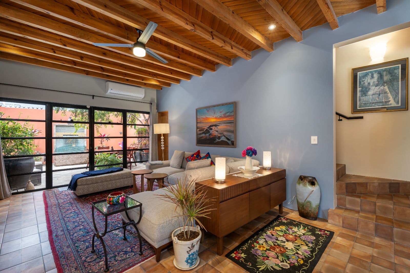 Casa Picaflores — Guadalupe, San Miguel de Allende — photo 6 — serene retreat with soaring wooden beams