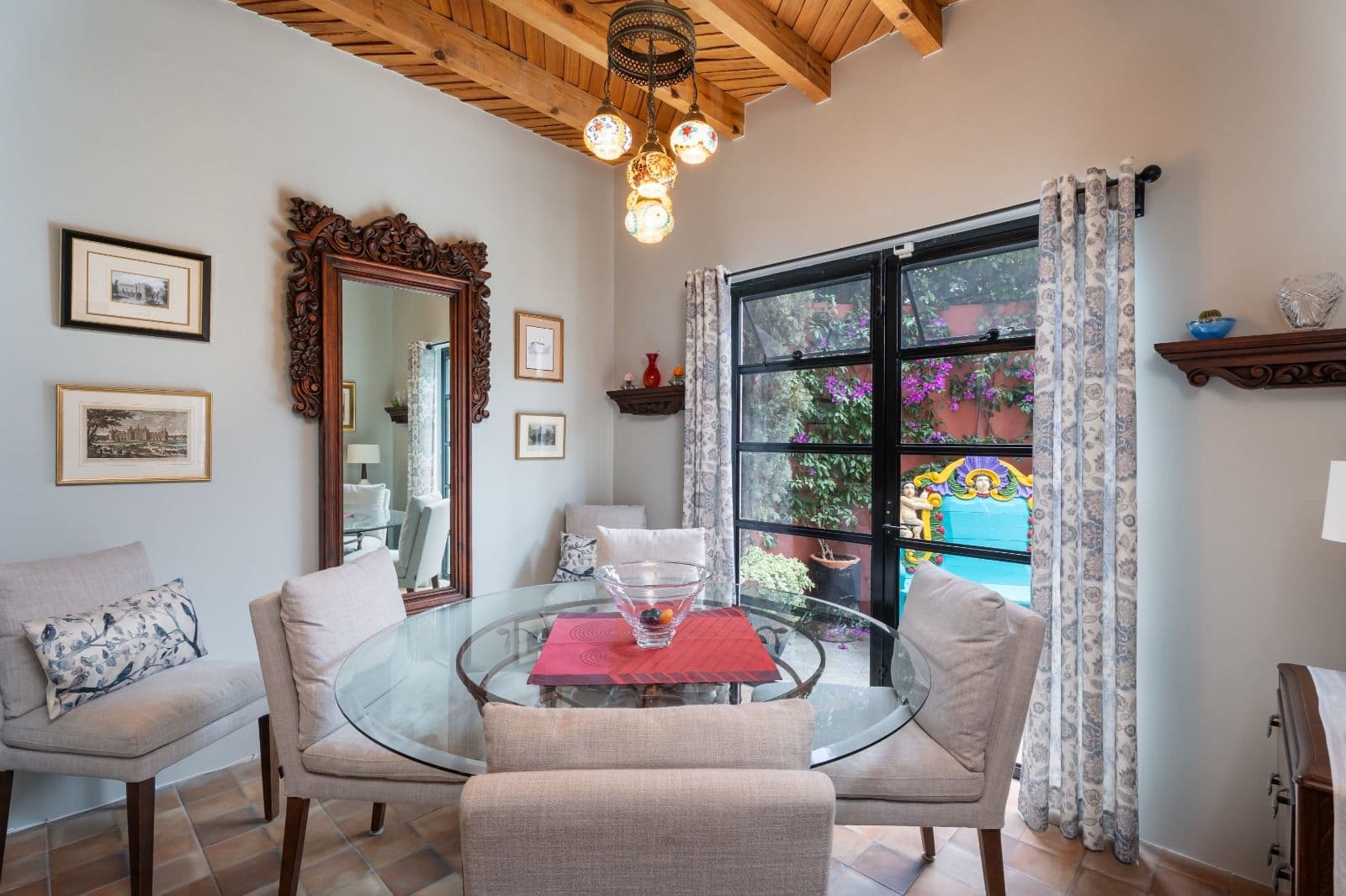 Casa Picaflores — Guadalupe, San Miguel de Allende — photo 21 — elegant living, garden views, rustic charm