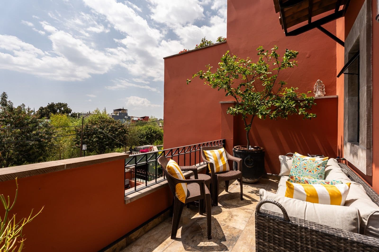 Casa Picaflores — Guadalupe, San Miguel de Allende — photo 28 — vibrant rooftop oasis with panoramic views