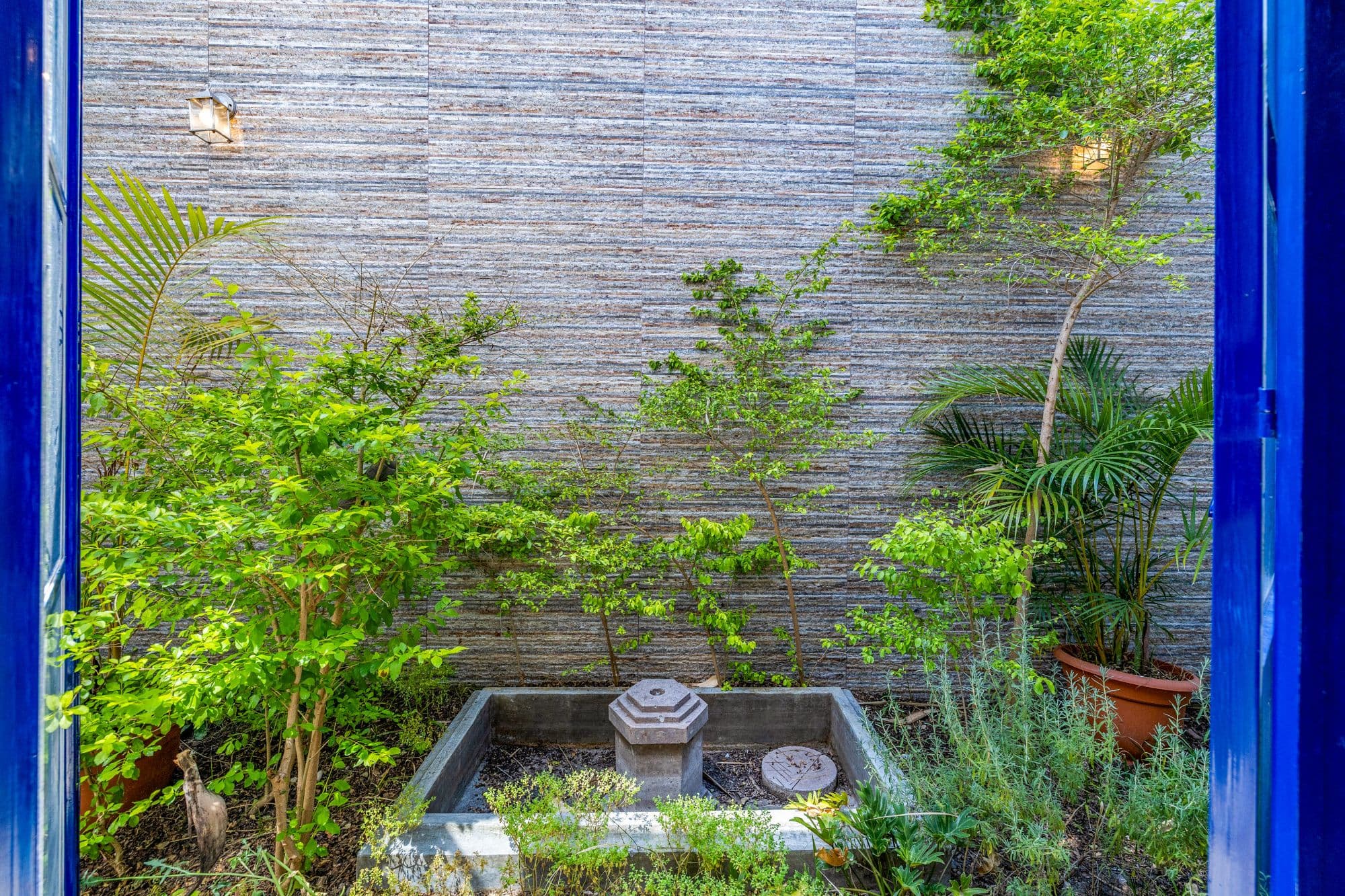Casa del Agua — Atascadero (Arcos de San Miguel), San Miguel de Allende — photo 8 — serene courtyard oasis, lush botanical sanctuary