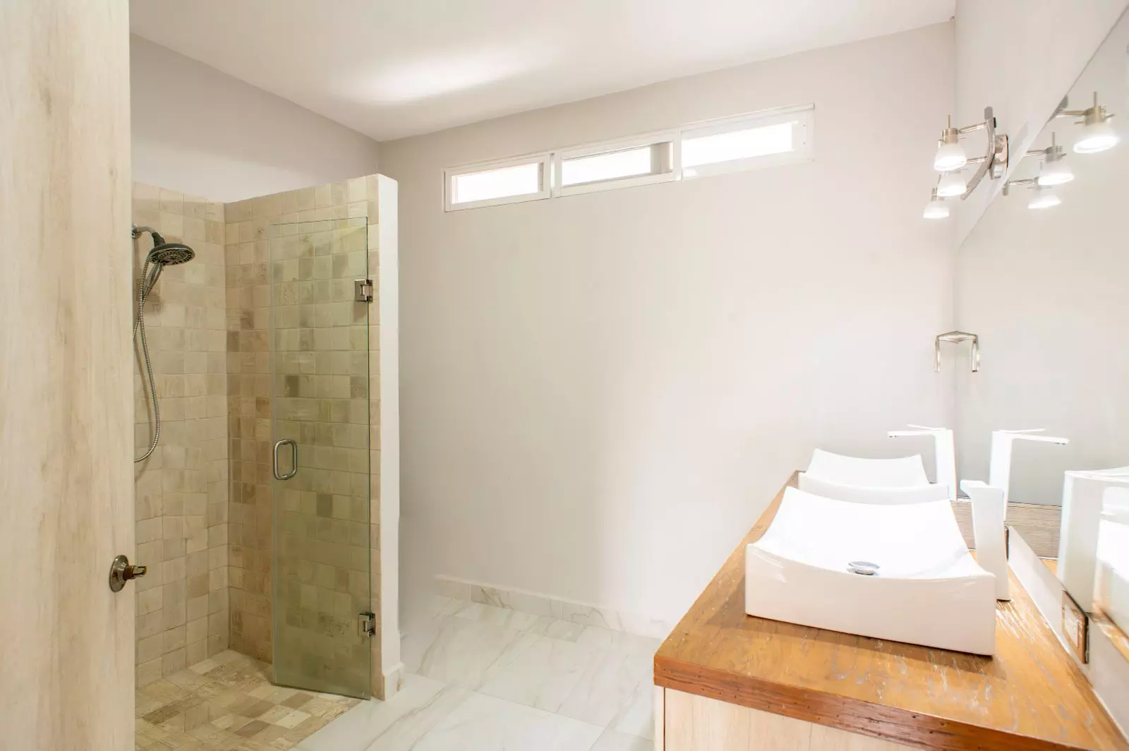 Casa Sara — Lindavista, San Miguel de Allende — photo 14 — serene spa-inspired master bathroom