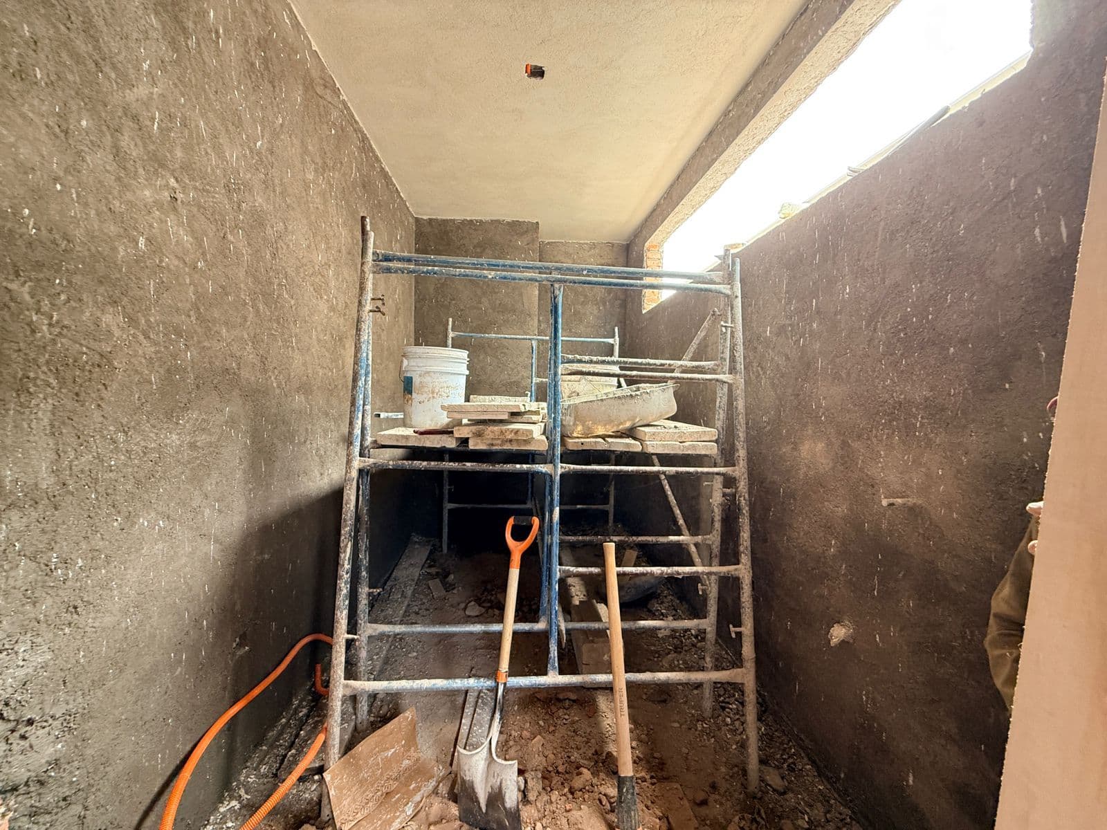 Casa Sanmiguelense — Las Campanas, San Miguel de Allende — photo 12 — sunlit renovation space, authentic potential