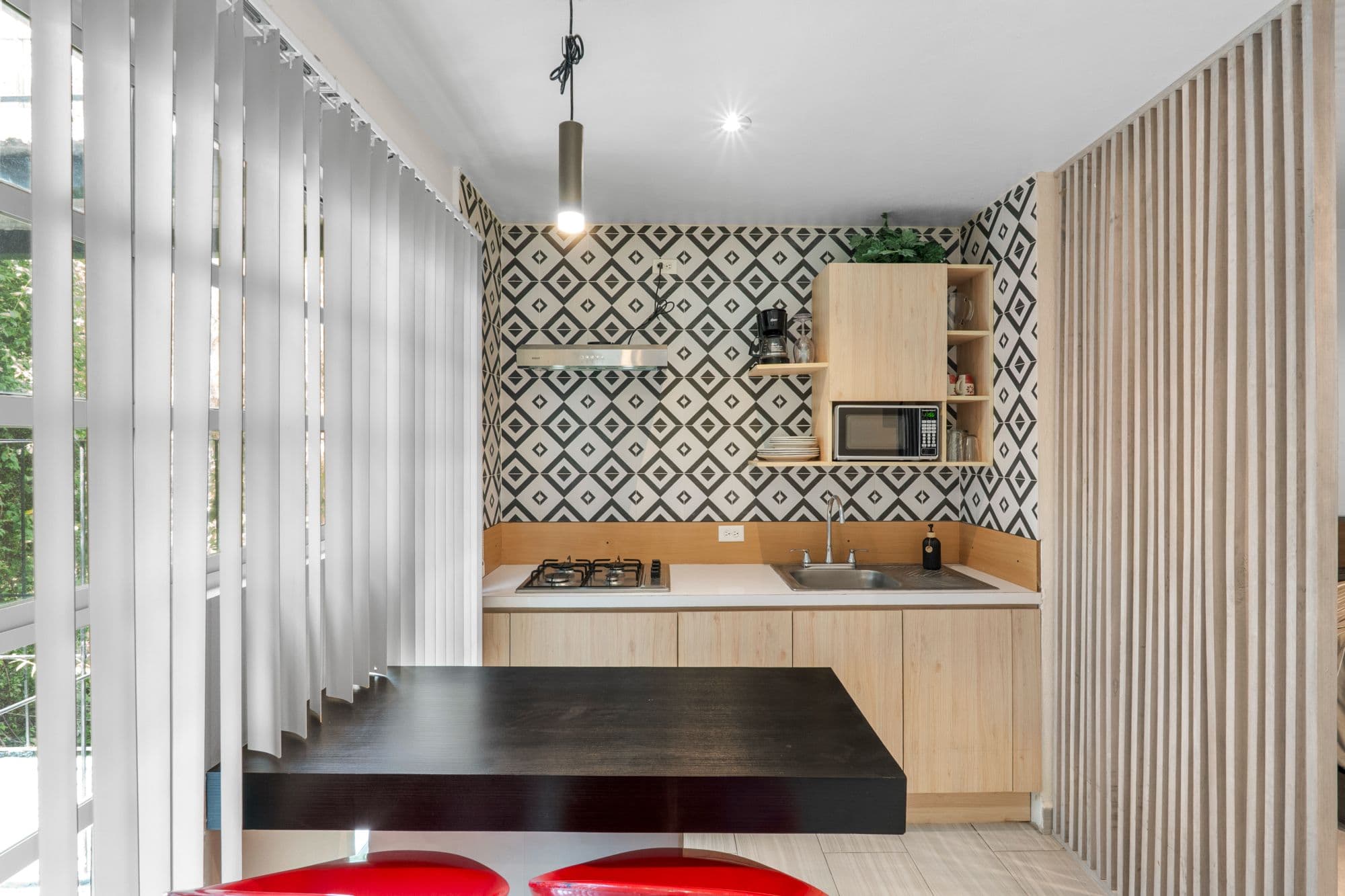 Depas Oratorio — Centro, San Miguel de Allende — photo 18 — contemporary kitchen with geometric elegance