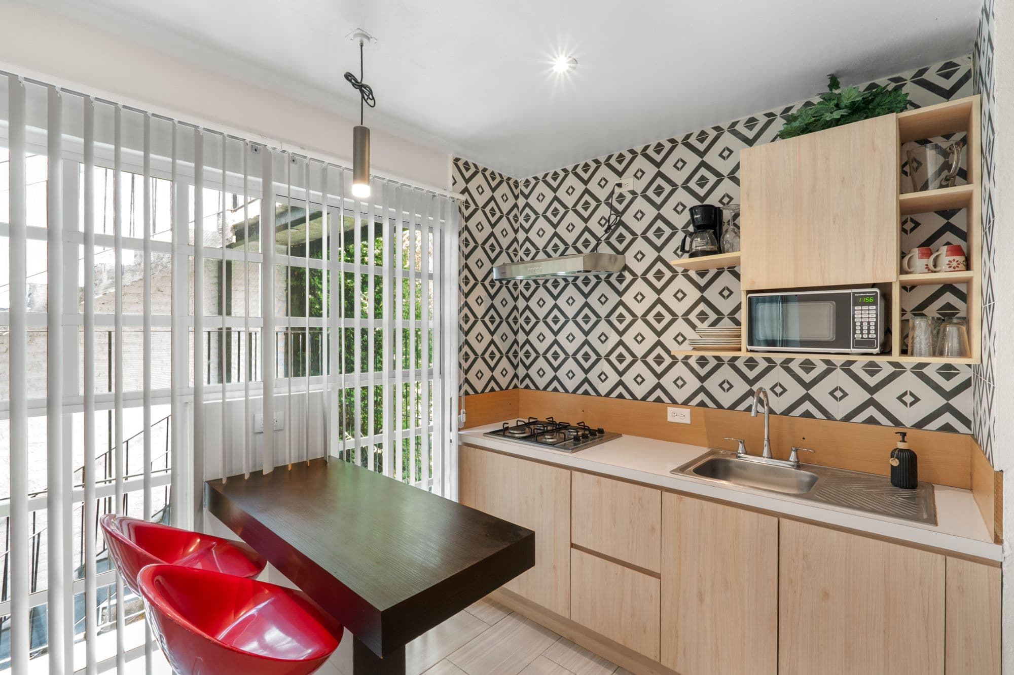Depas Oratorio — Centro, San Miguel de Allende — photo 19 — contemporary kitchen with geometric charm