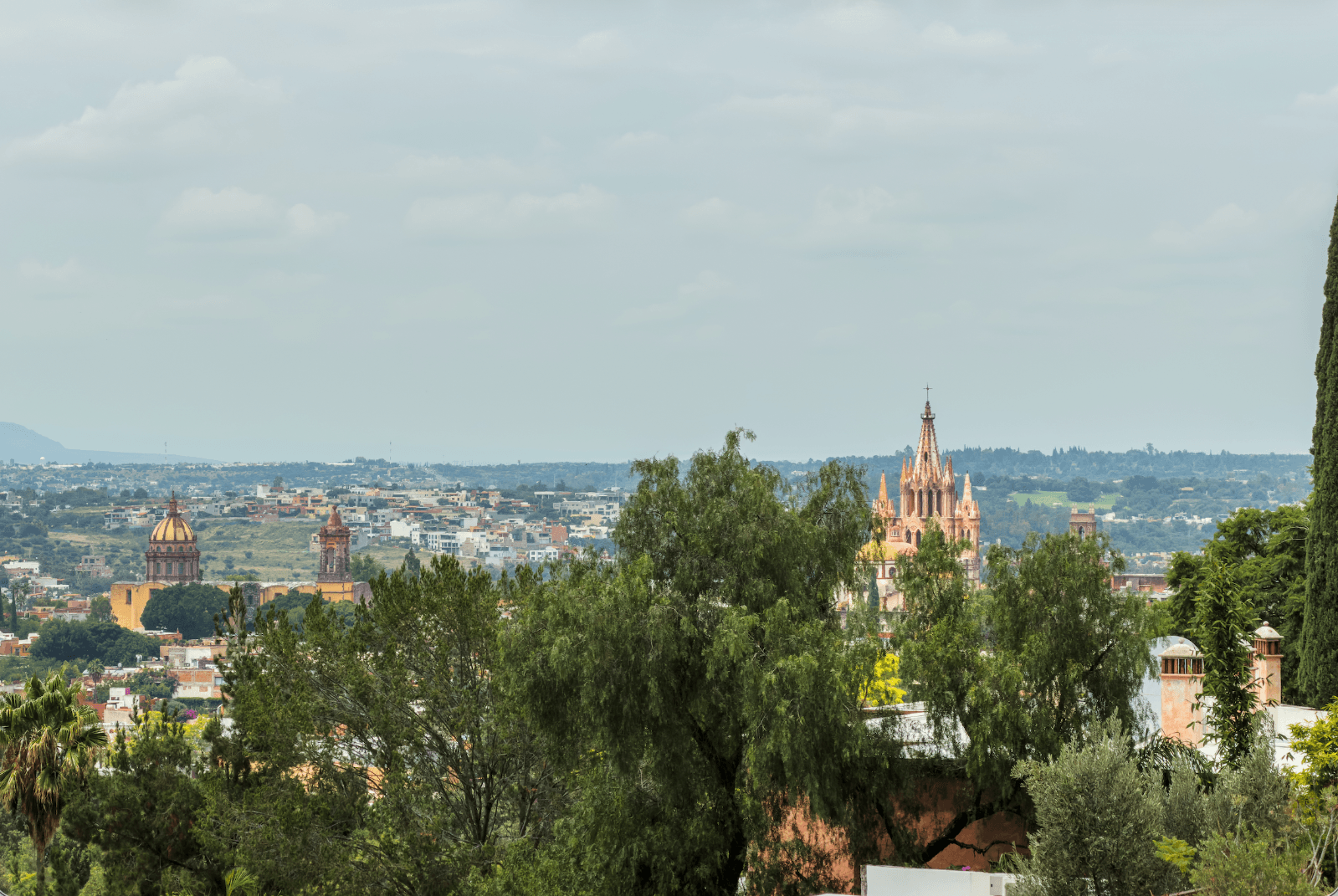 Casa del Arroyo — Ojo de Agua, San Miguel de Allende — photo 25 — iconic cathedral views, verdant hillside landscape