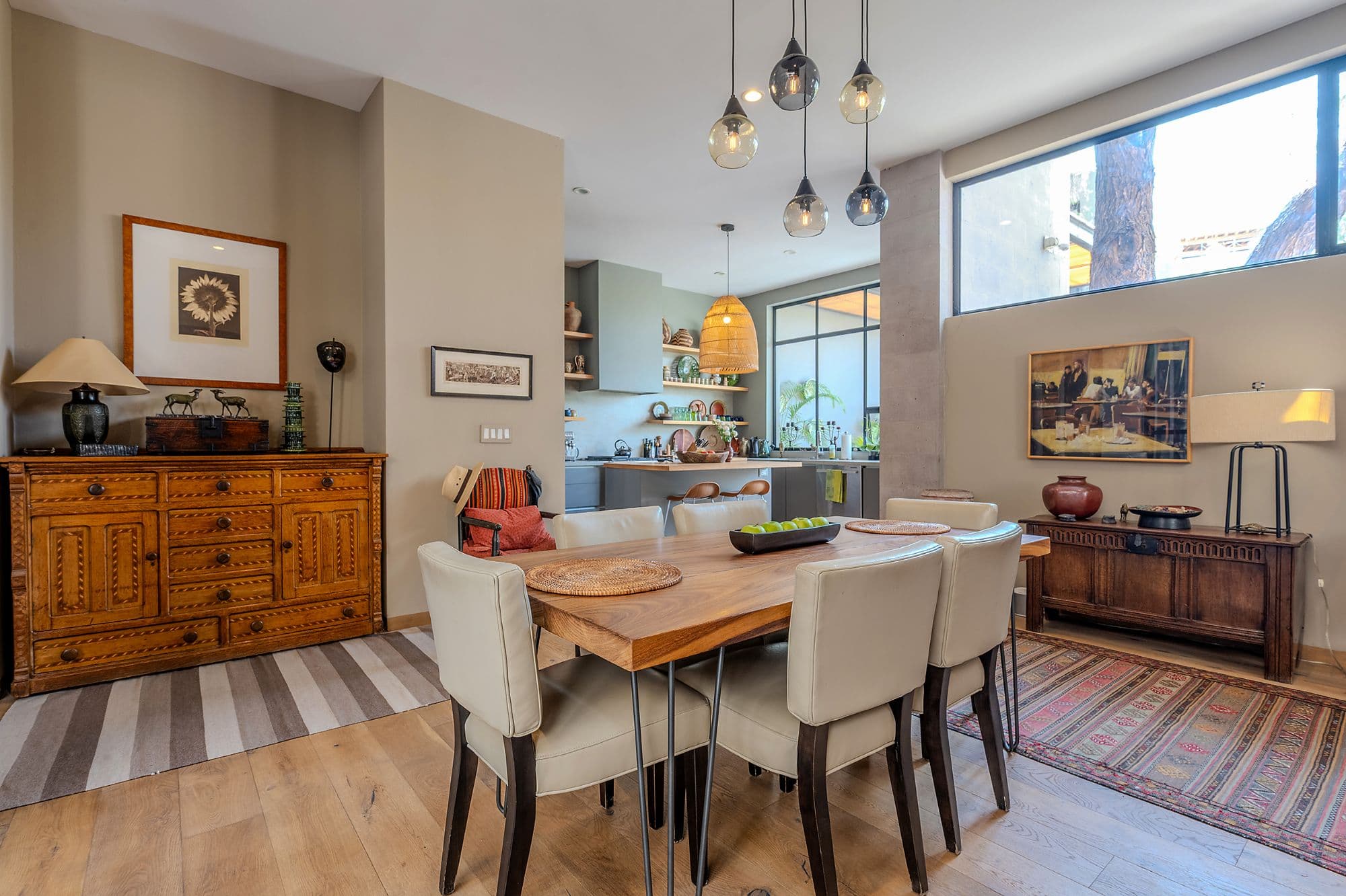 Casa Pirules — Centro, San Miguel de Allende — photo 22 — sophisticated open-concept living with soaring ceilings