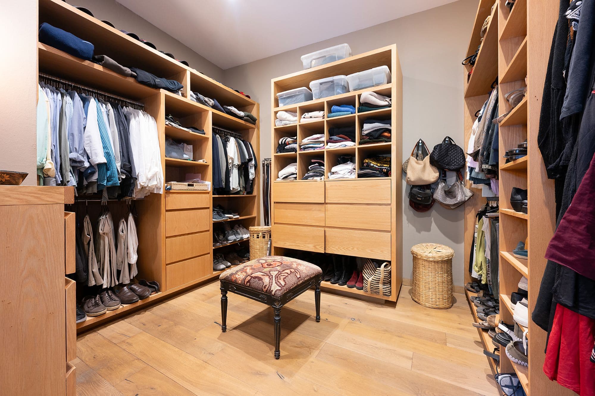 Casa Pirules — Centro, San Miguel de Allende — photo 13 — sophisticated custom walk-in closet elegance