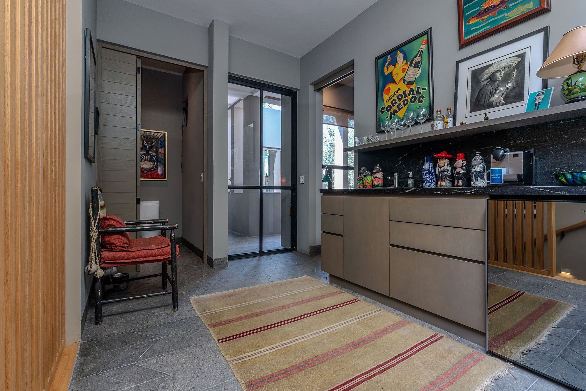 Casa Pirules — Centro, San Miguel de Allende — photo 26 — sophisticated gallery-style entry hall