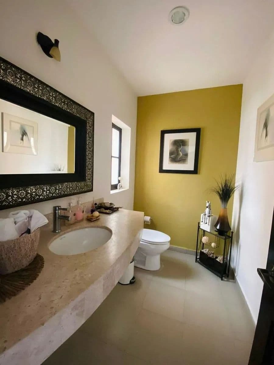 Casa Magenta — El Paraiso, San Miguel de Allende — photo 20 — sophisticated spa-inspired master bath