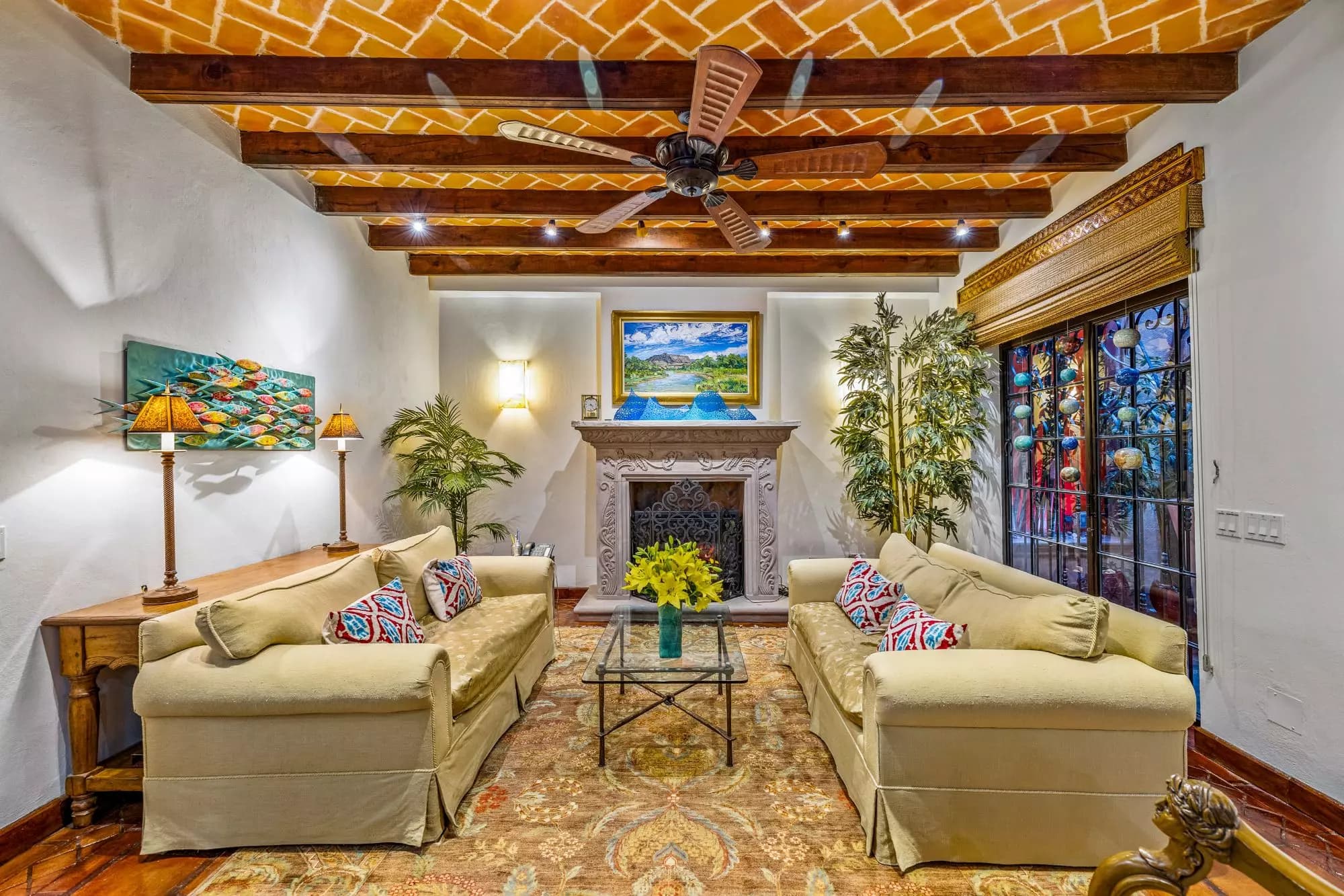 Casa Nueva Aventura — Guadiana, San Miguel de Allende — photo 2 — elegant colonial living with exposed beams