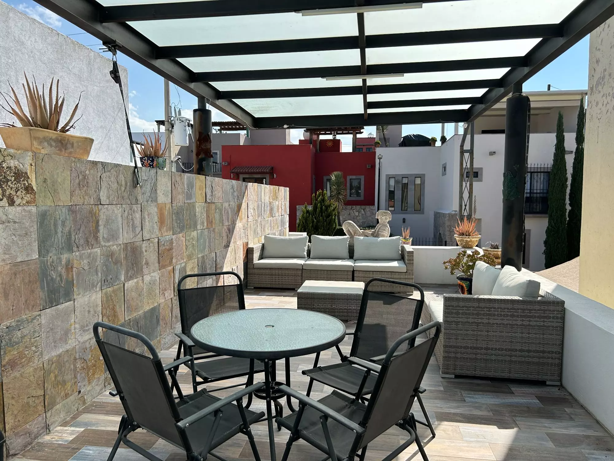 Casa Gamaliel — El Paraiso, San Miguel de Allende — photo 2 — sophisticated rooftop terrace with panoramic views