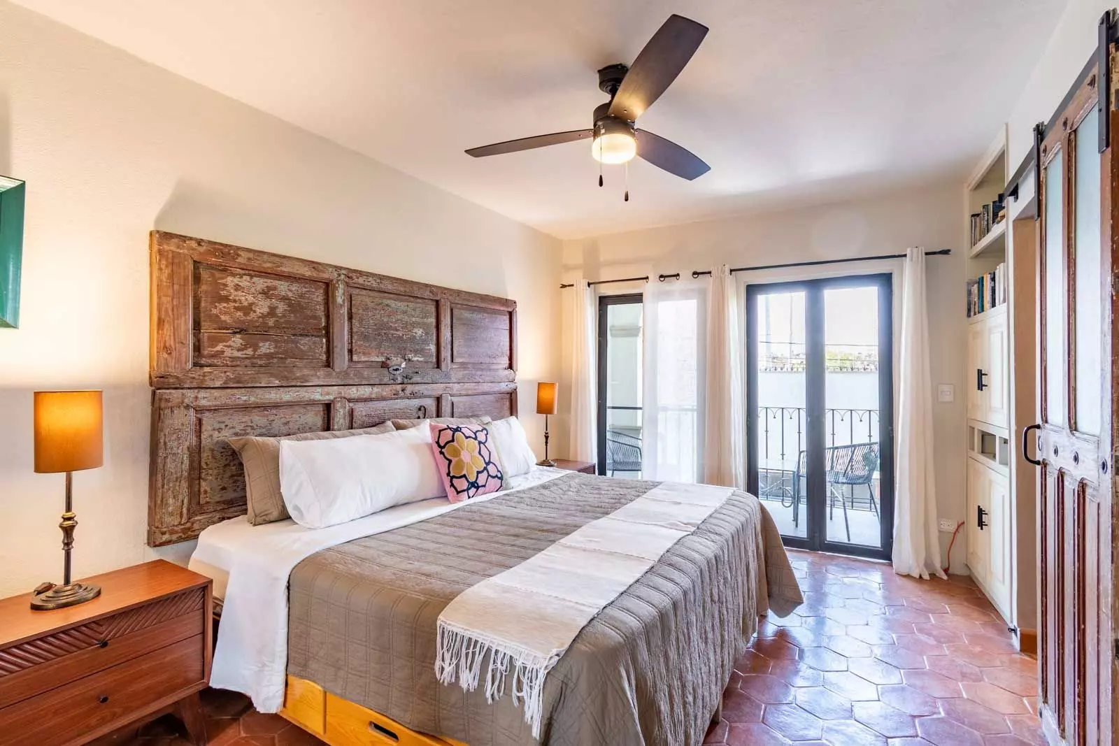 CASA OLIVO — Guadalupe, San Miguel de Allende — photo 12 — charming master suite, terrace views